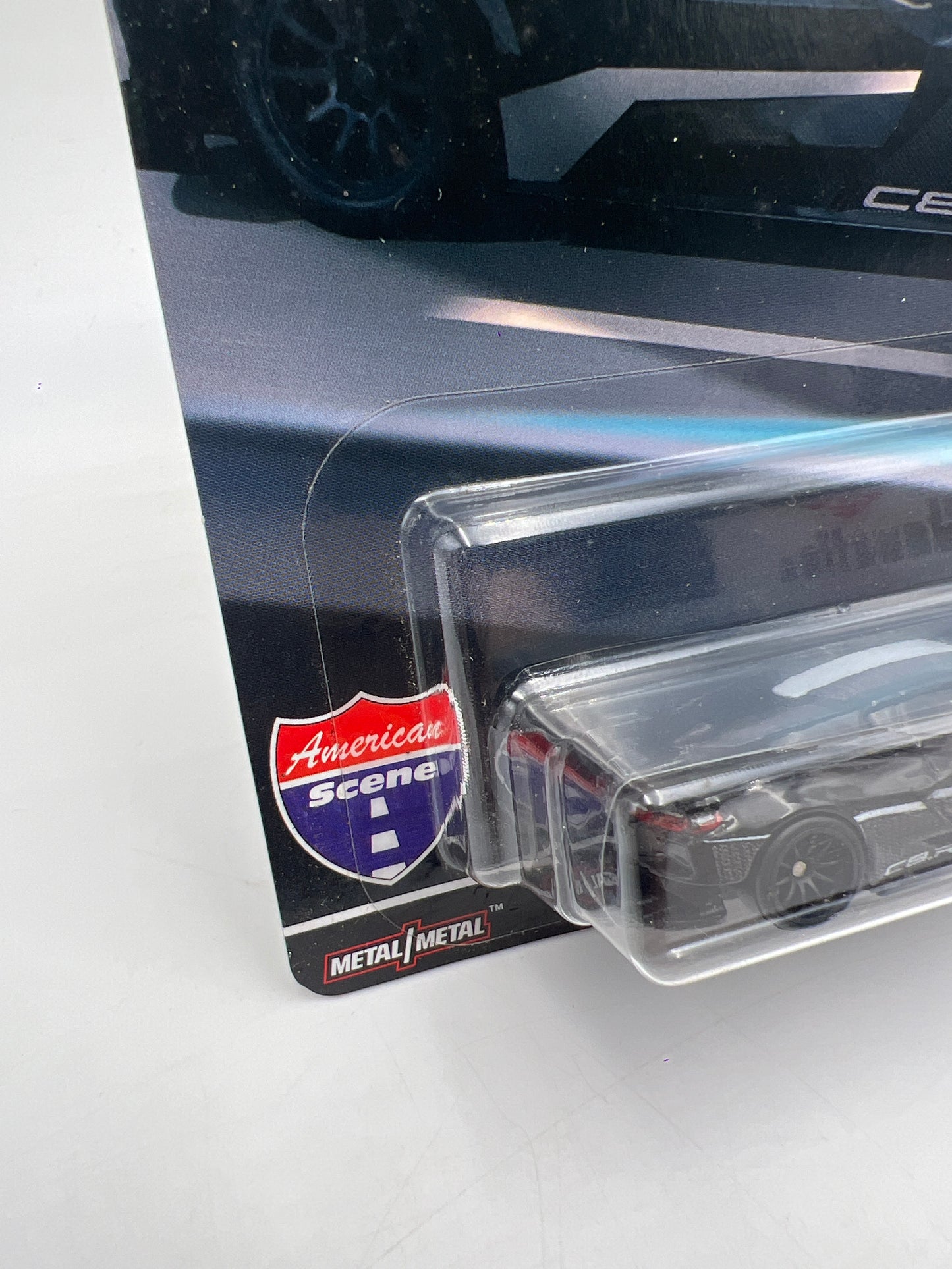 Hot Wheels Premium Car Culture American Scene CHASE #0 Corvette C8.R Black W/Protector