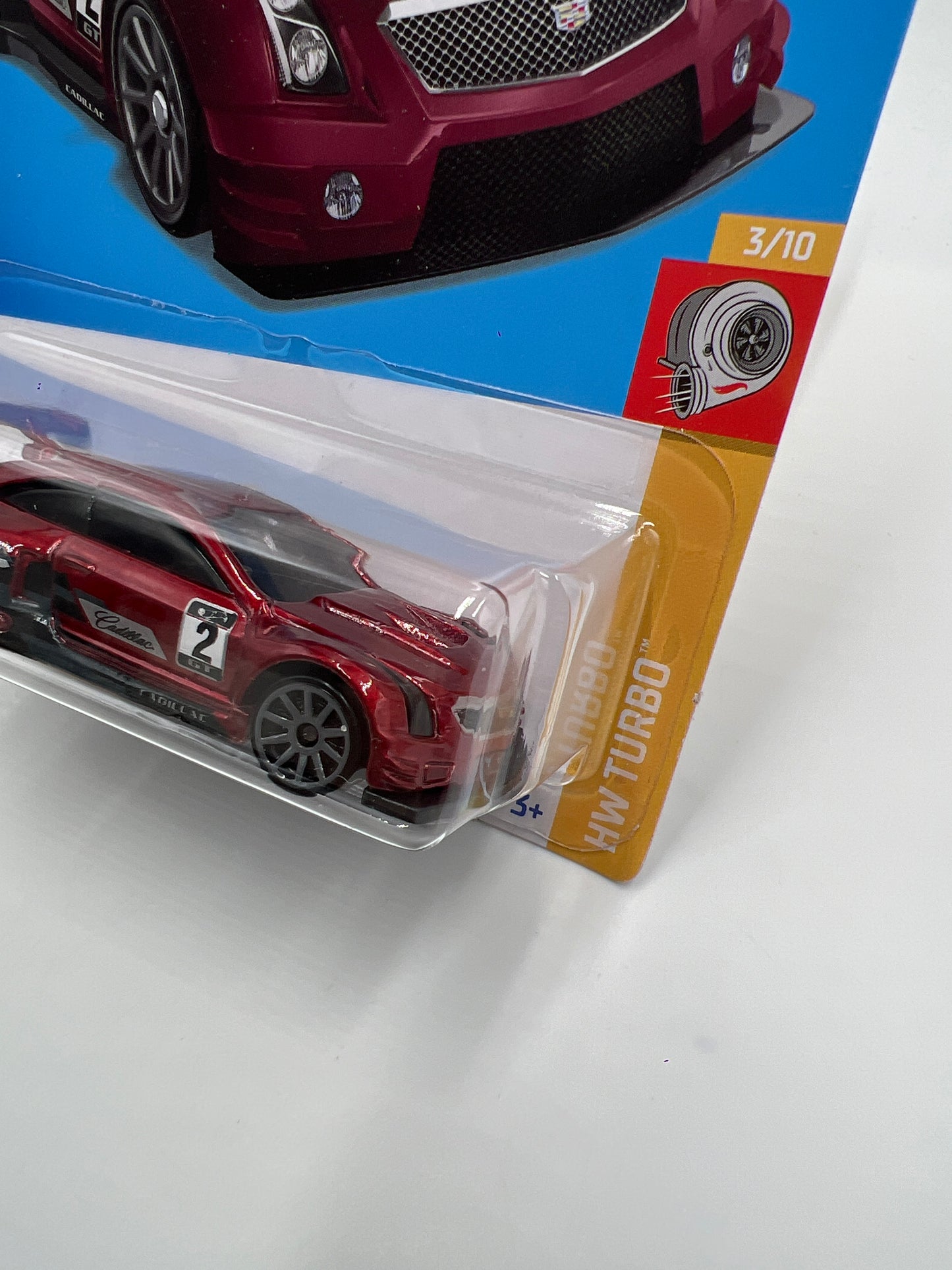 2022 Hot Wheels Turbo #38 16 Cadillac ATS-V R Red 57C