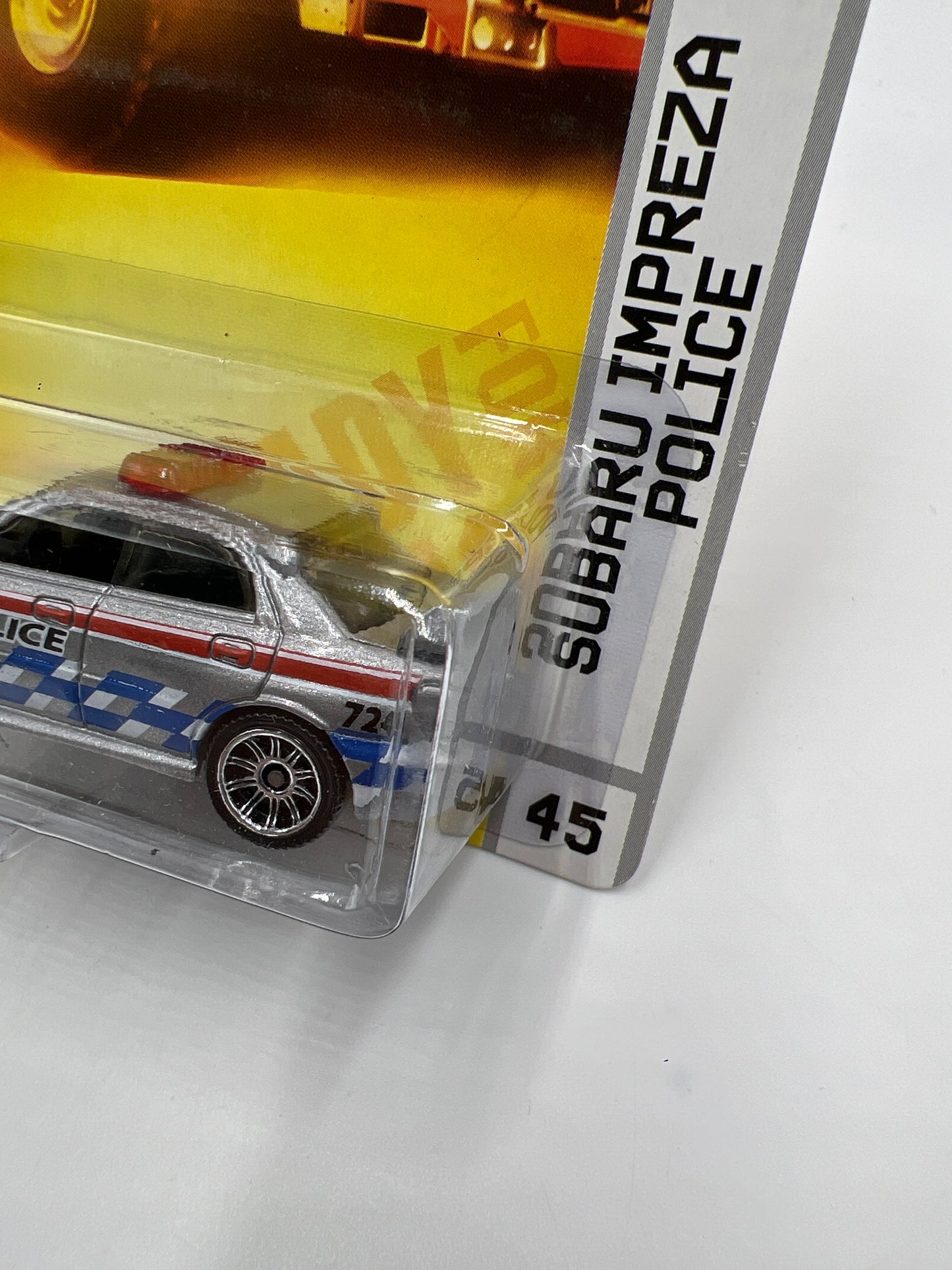 Matchbox City Action #45 Subaru Impreza Police Silver