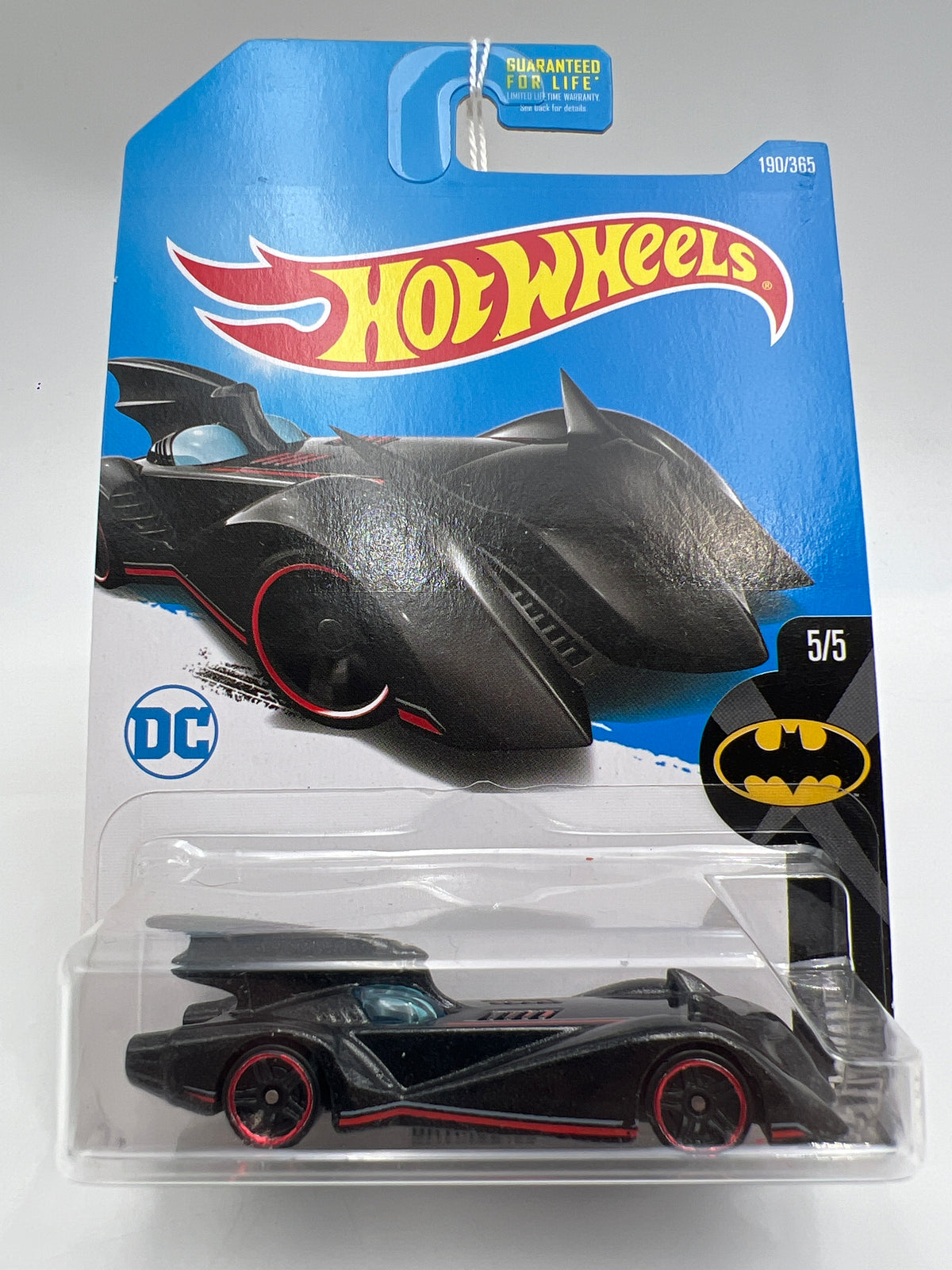 2017 Hot Wheels #190 Batmobile Black