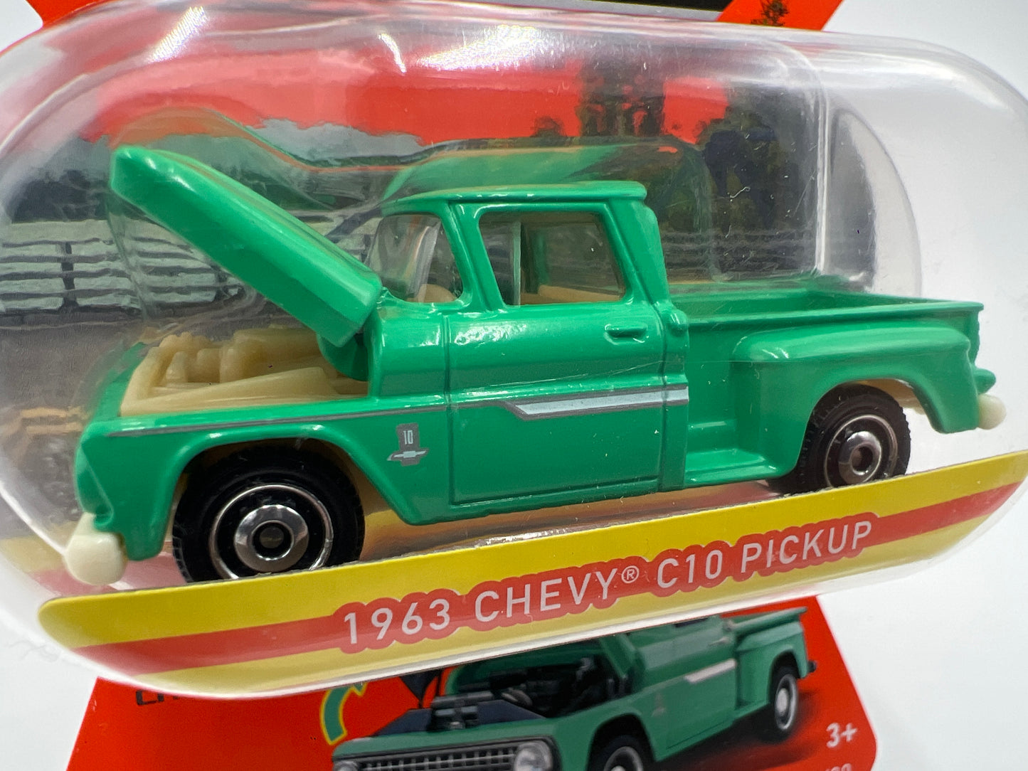 Matchbox Moving Parts #8 1963 Chevy C10 Pickup Green 162D