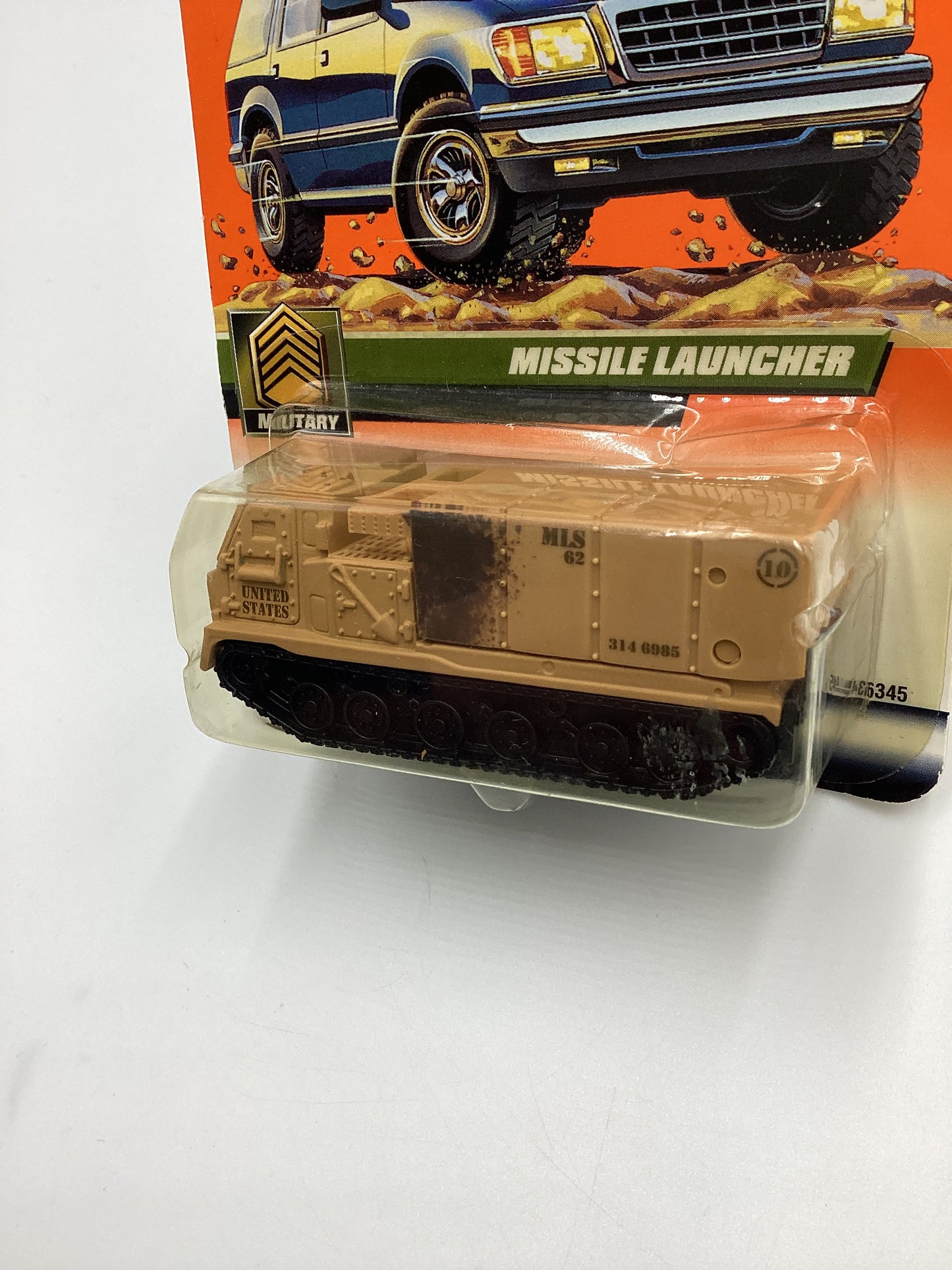 2000 Matchbox #52 Missile Launcher Tan 208D