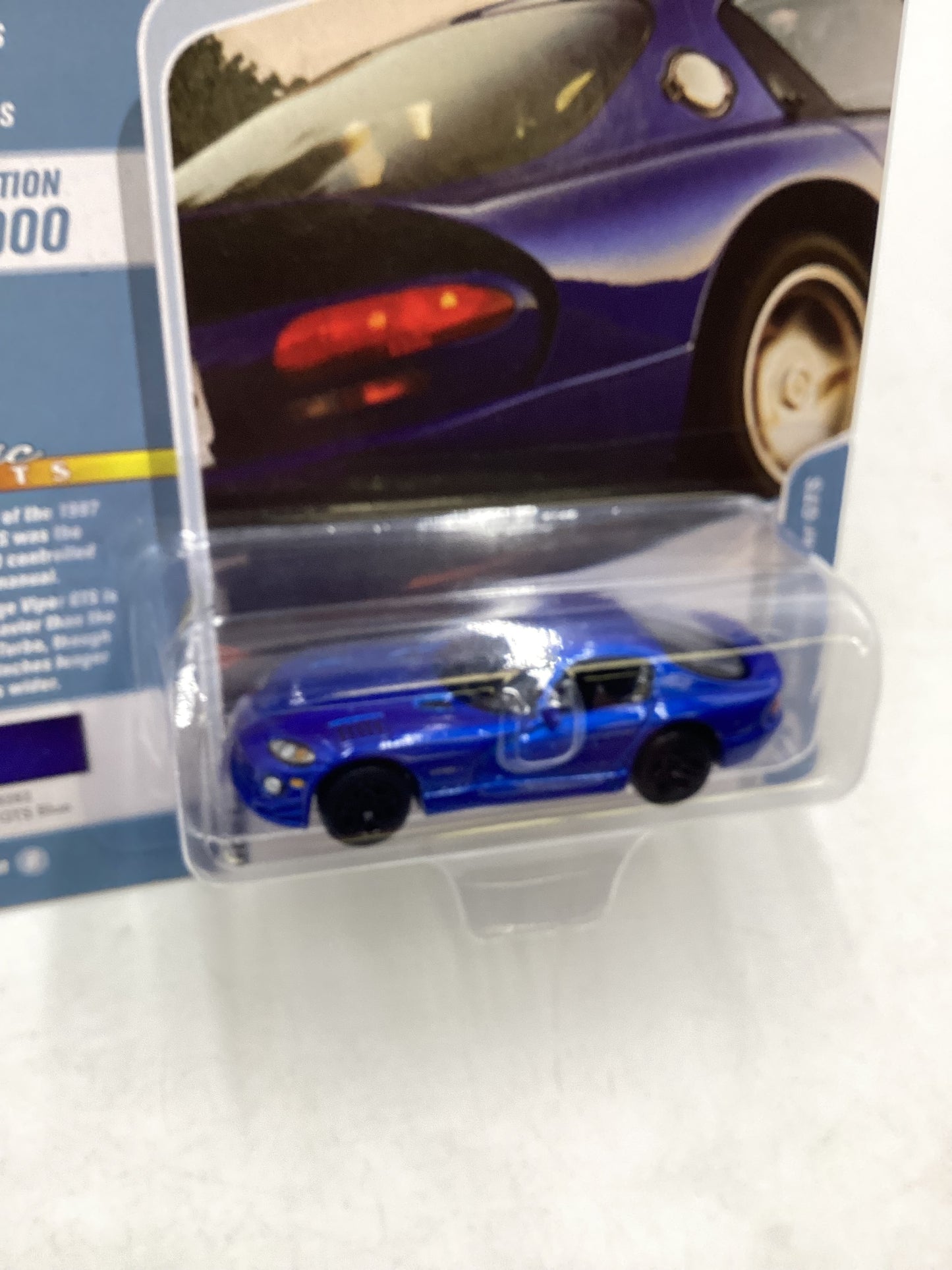 Johnny Lightning Classic Gold Collection Dodge Blue 1997 Dodge Viper GTS 227G