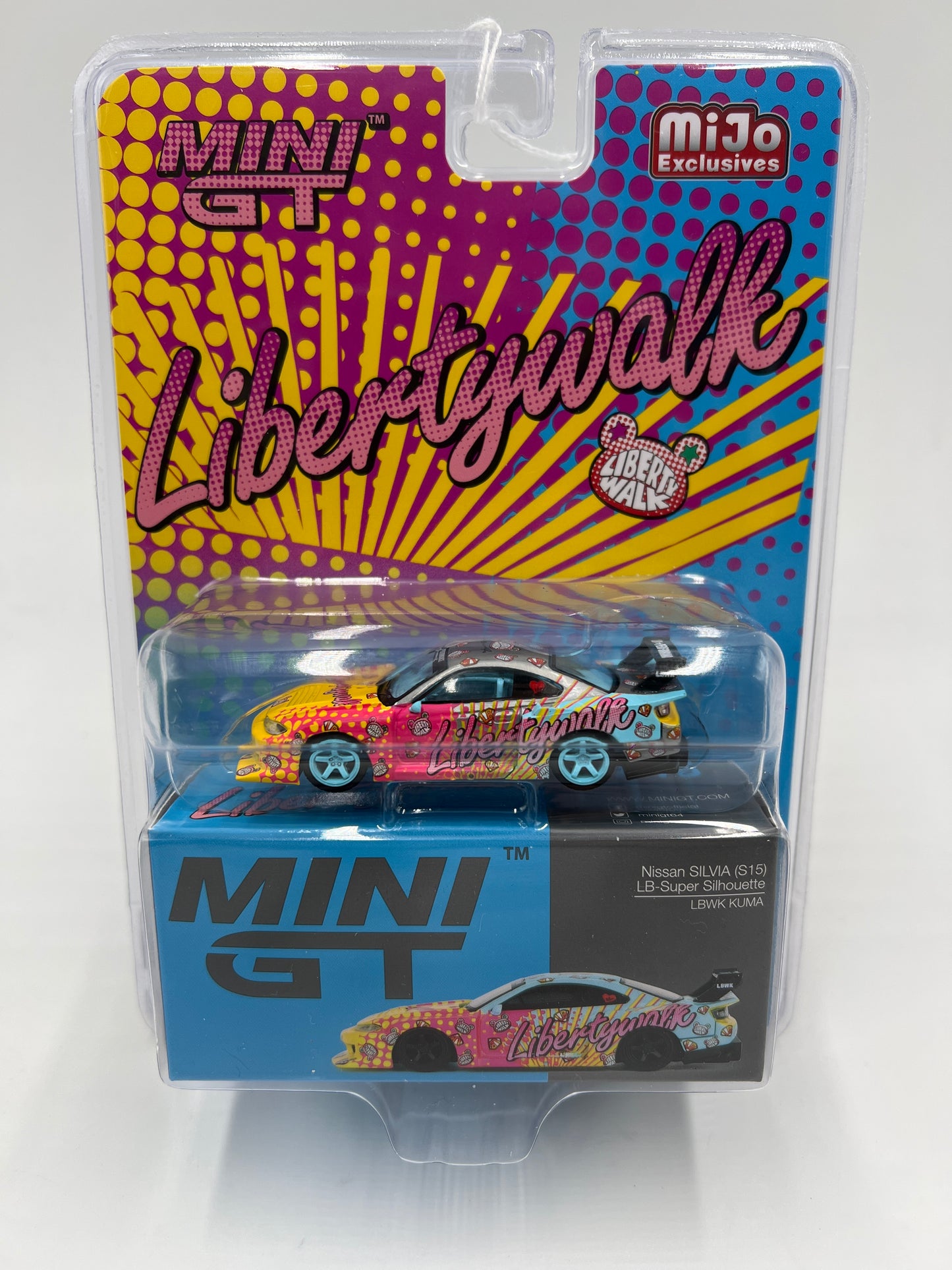 Mini GT Mijo Exclusives Libertywalk #743 CHASE Nissan Silvia S15 LB-Super Silhouette LBWK Kuma