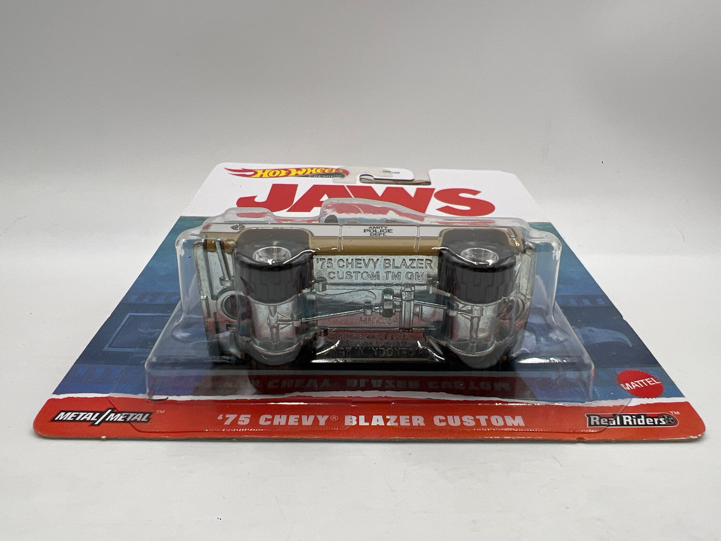 Hot Wheels Premium Jaws 1975 Chevy Blazer Custom W/Protector