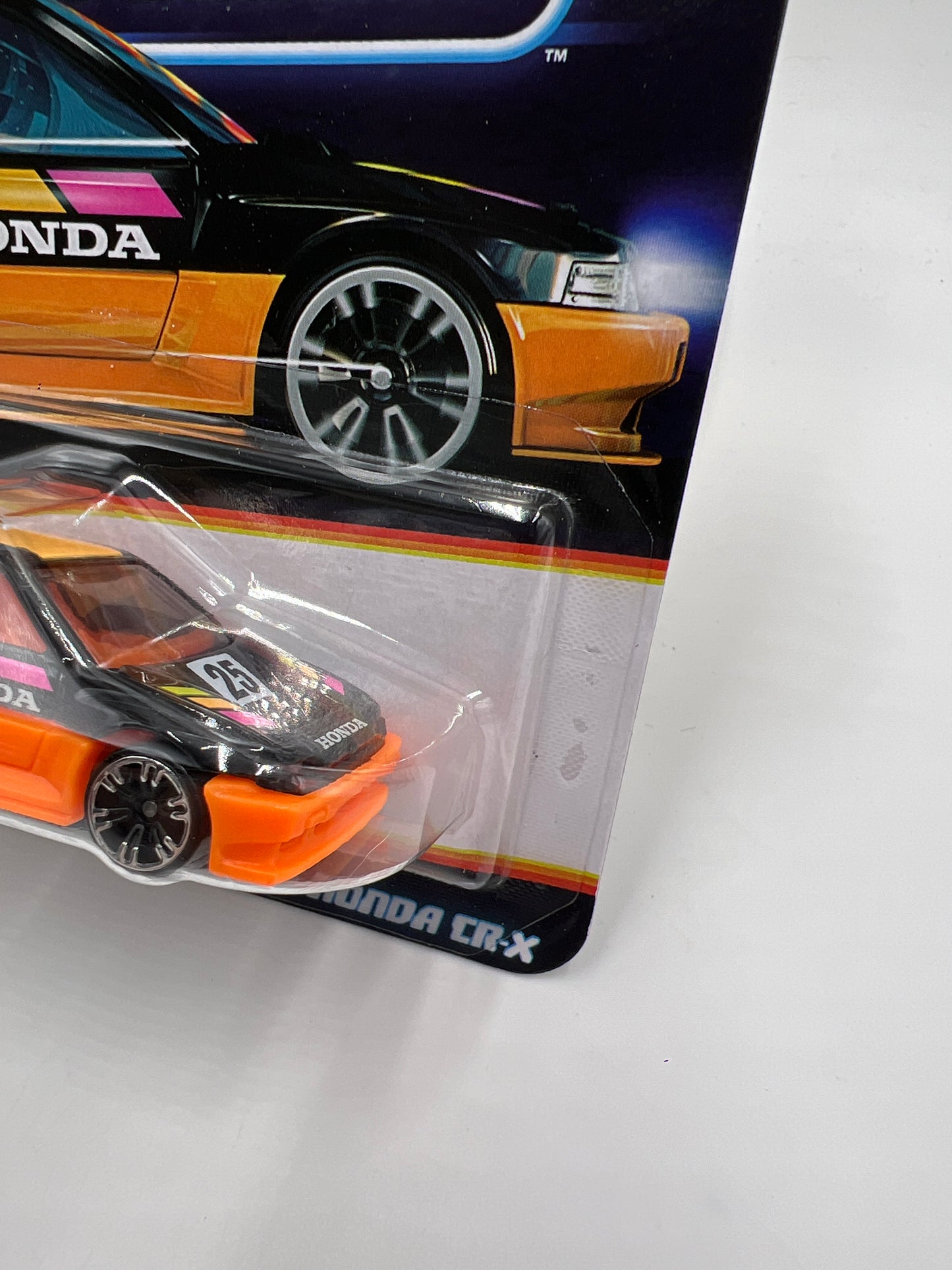 2026 Hot Wheels Neon Speeders #7 CHASE 85 Honda CR-X Black/Orange 158C