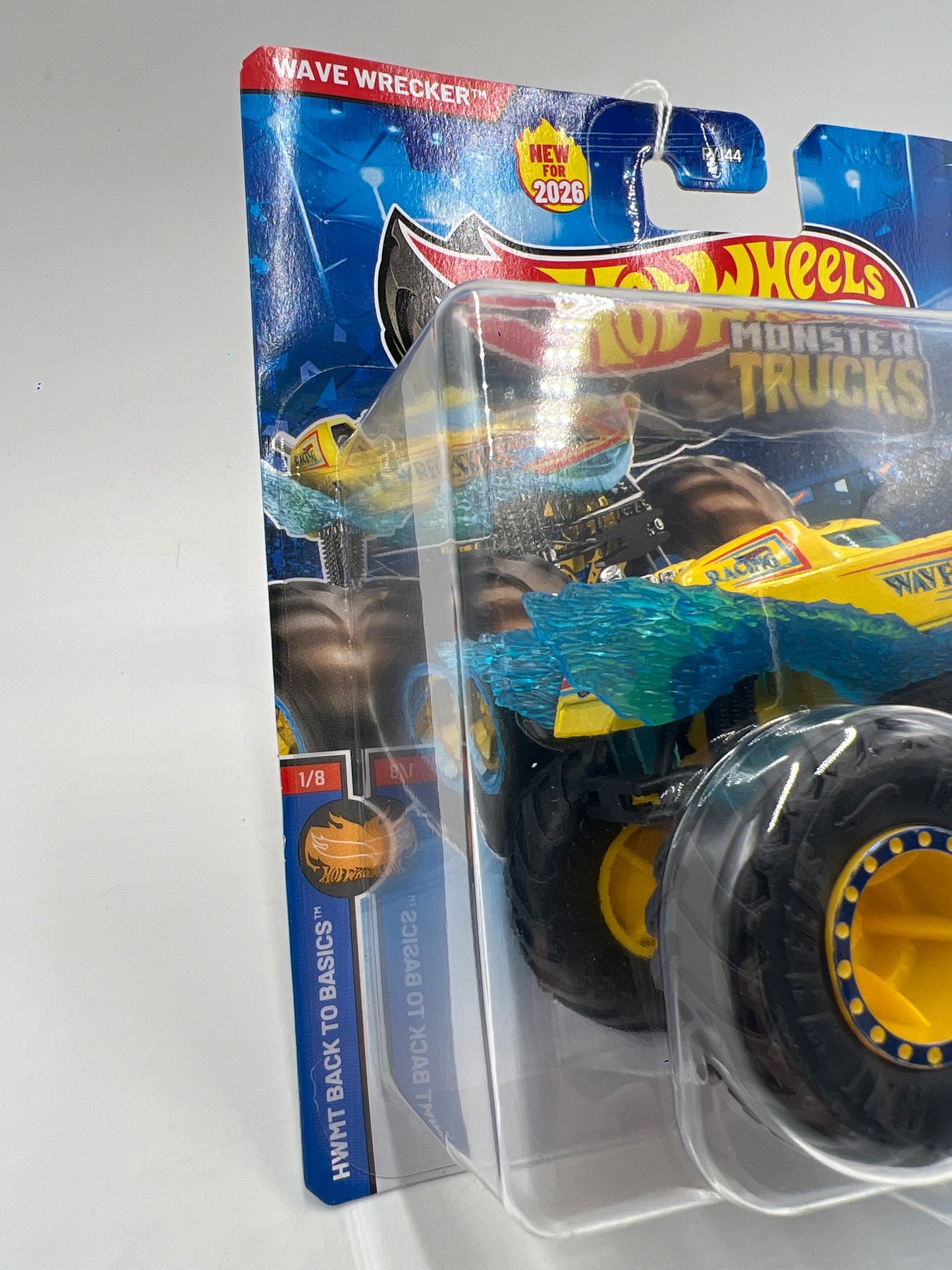 2026 Hot Wheels Monster Trucks HWMT Back To Basics #1 Wave Wrecker 126D