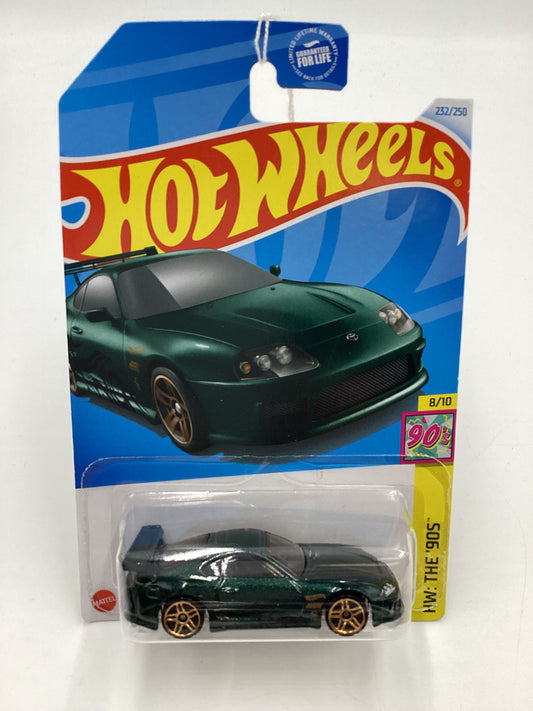 2024 Hot Wheels Q Case #232 Toyota Supra Green 93B