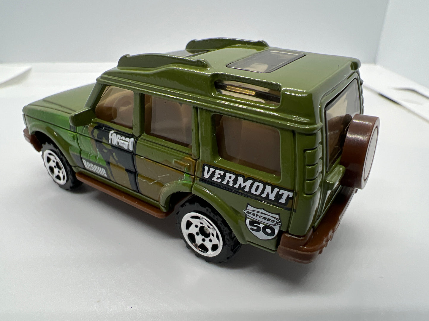 Matchbox 1/64 Land Rover Discovery Green Loose