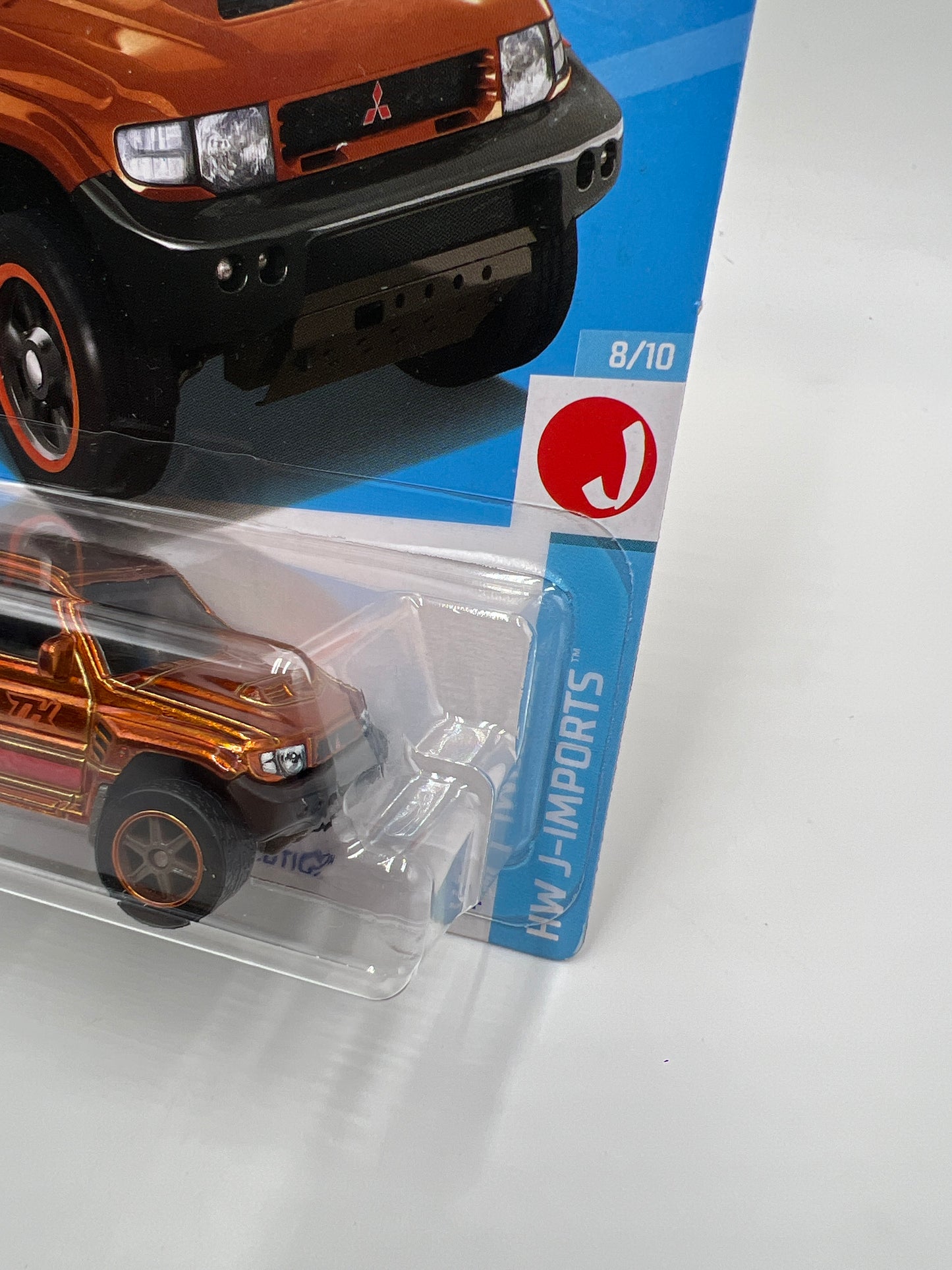 2024 Hot Wheels Super Treasure Hunt #169 Mitsubishi Pajero Evolution Orange W/Protector