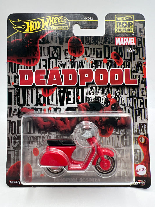 Hot Wheels Pop Culture Premium Deadpool Scooter