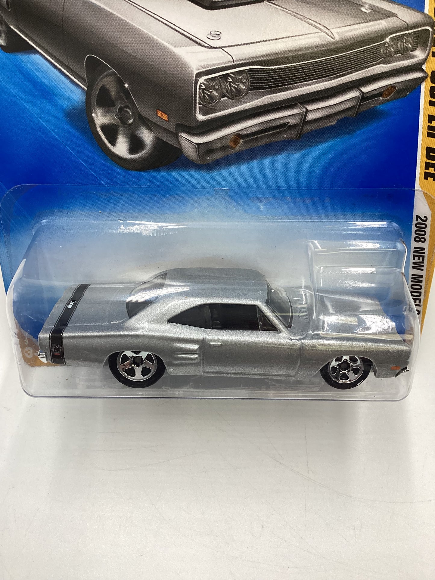 2008 Hot Wheels New Models #5 69 Dodge Coronet Super Bee Silver 54C