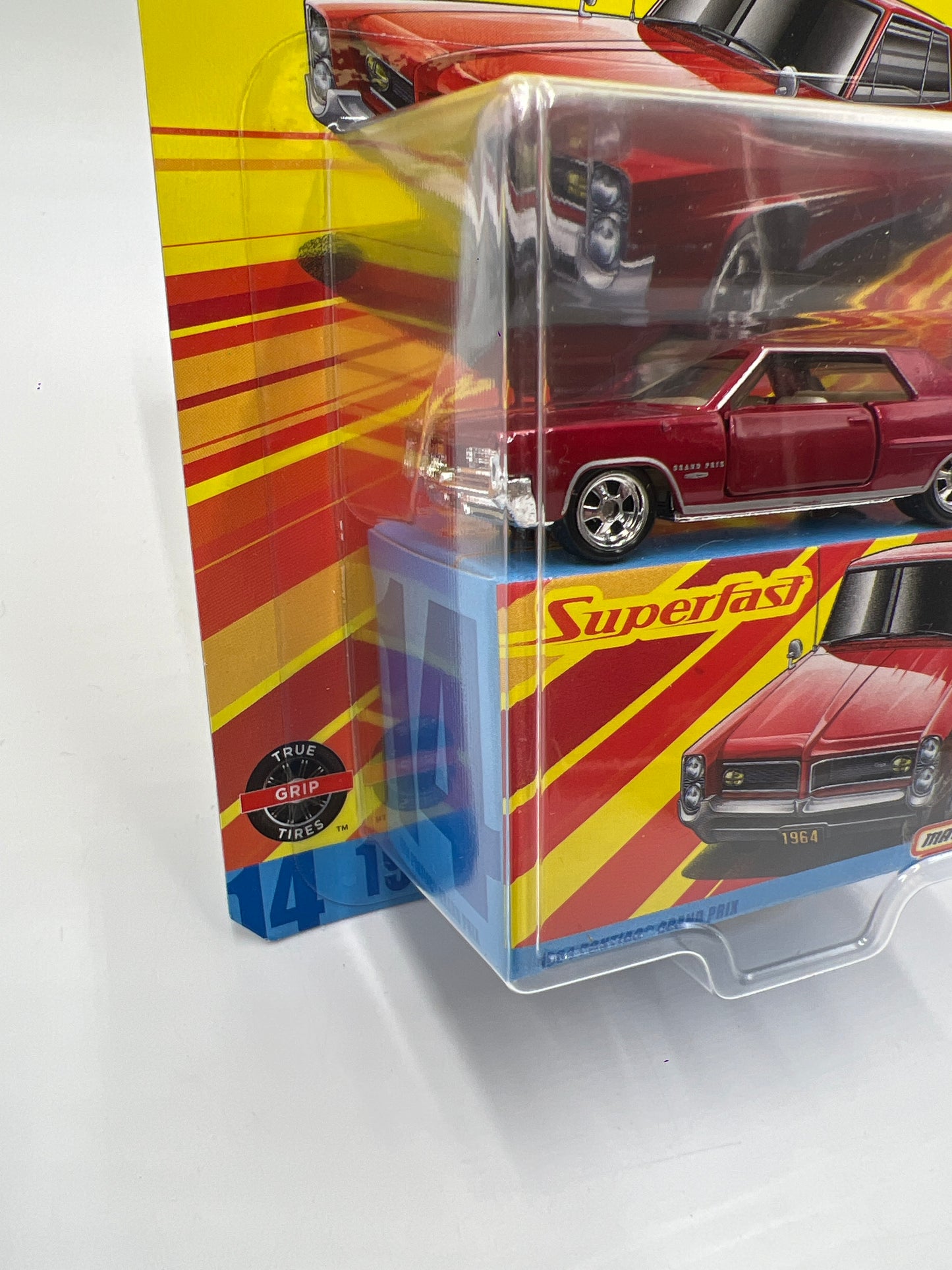 Matchbox Superfast #14 1964 Pontiac Grand Prix Red 172D