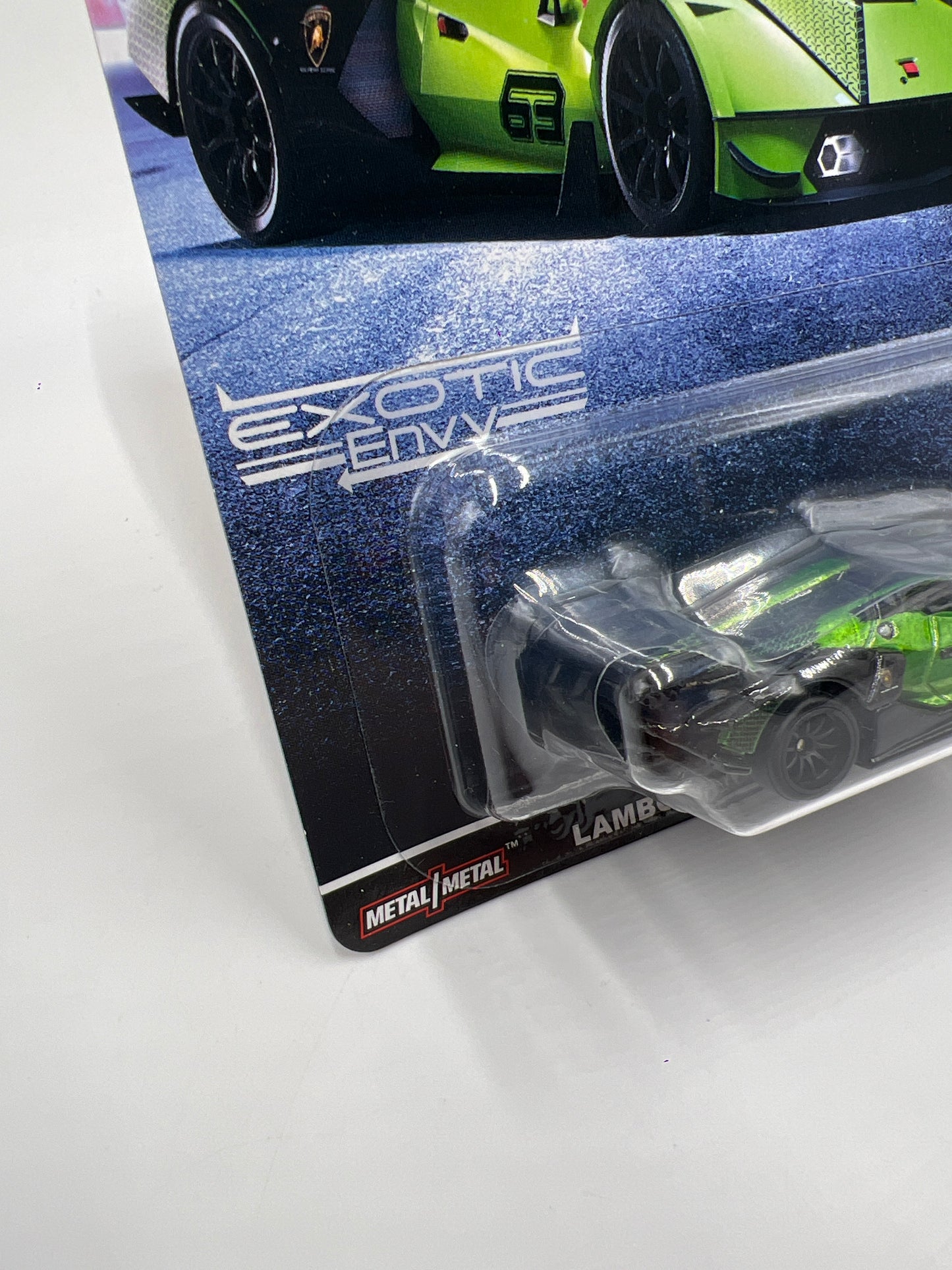 Hot Wheels Premium Exotic Envy #5 Lamborghini Essenza SCV12 Green 244M