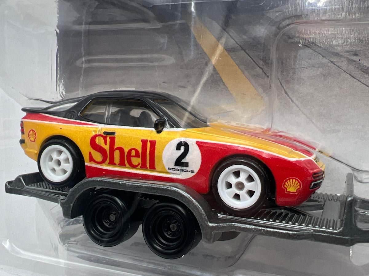 2026 Hot Wheels Team Transport #95 Shell 89 Porsche 944 Turbo & 2008 Porsche Cayenne