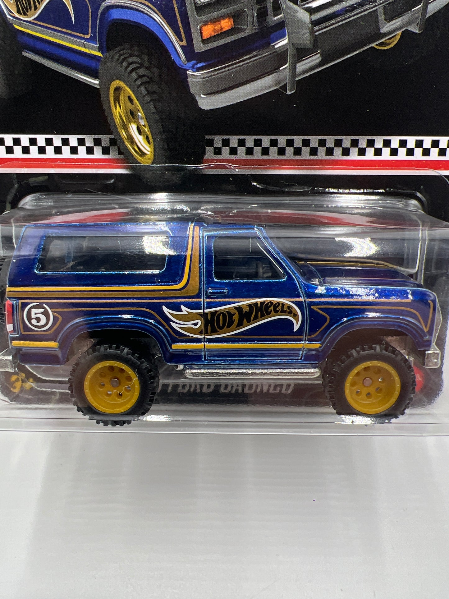 2022 Hot Wheels RLC Collector Edition Walmart Mail In #5 85 Ford Bronco Blue W/Protector