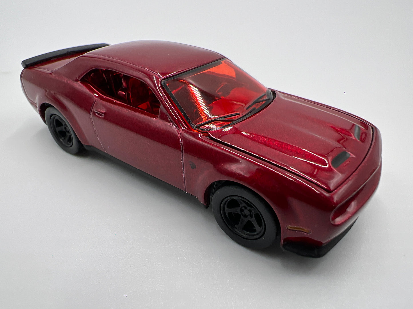 Auto World 1/64 Ultra Red Chase 2021 Dodge Challenger SRT Red Loose