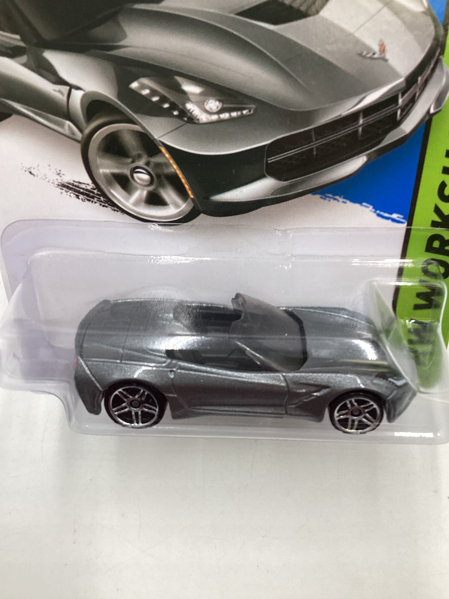 2015 Hot Wheels Workshop #216 14 Corvette Stingray Silver 4A