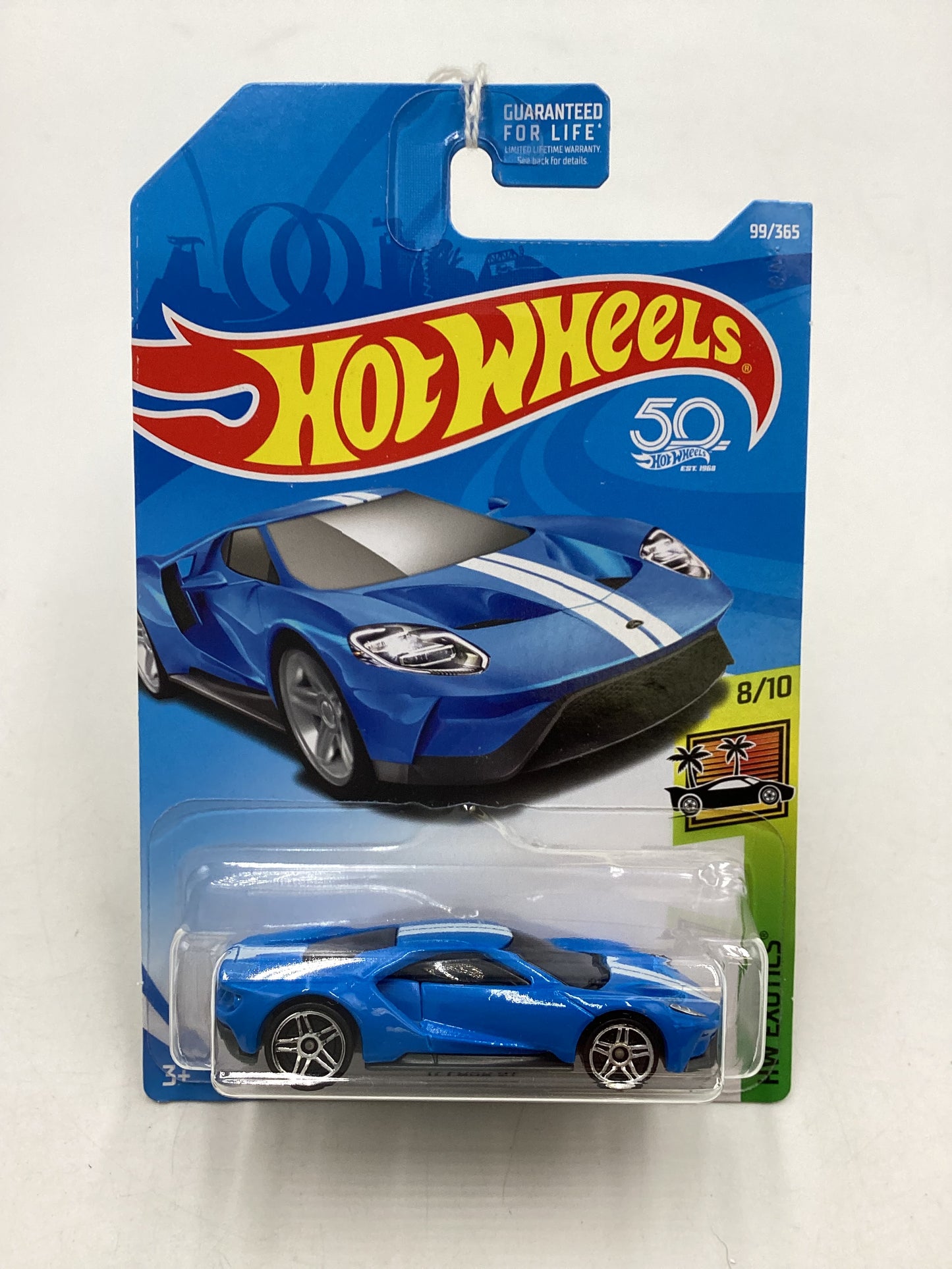 2018 Hot Wheels #99 17 Ford GT Blue 25i