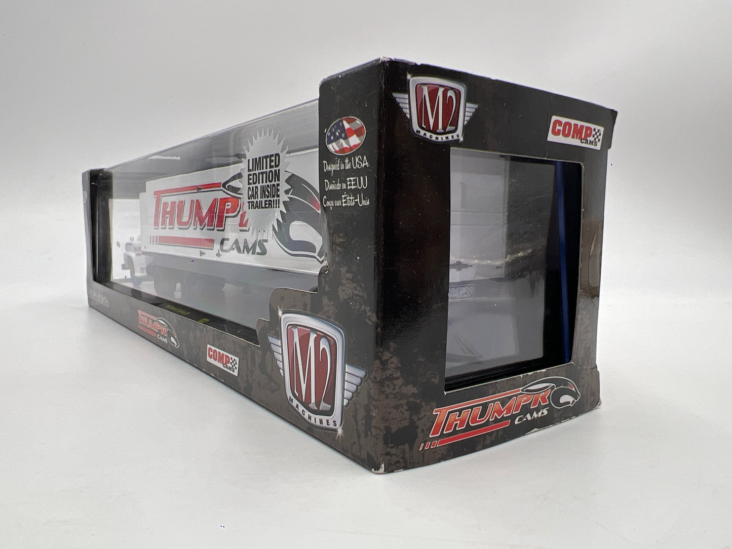 M2 Machines Auto Haulers Thumpr Cams 1958 Chevrolet Spartan LCF & 1967 Chevrolet Nova SS R22