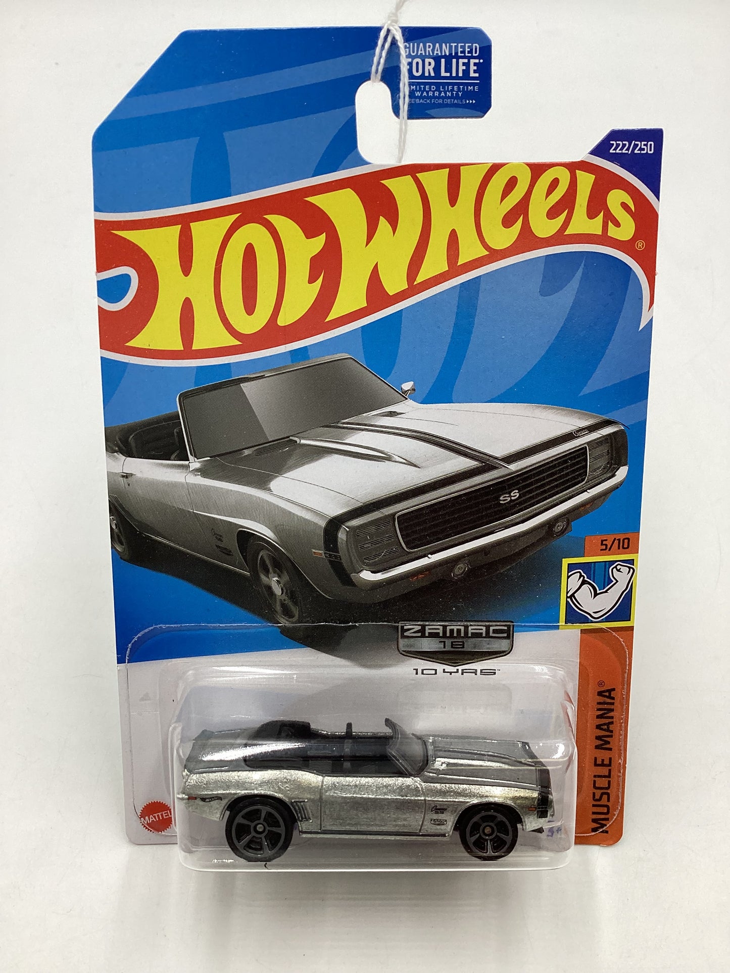 2022 Hot Wheels Zamac #222 69 Camaro Convertible  147C