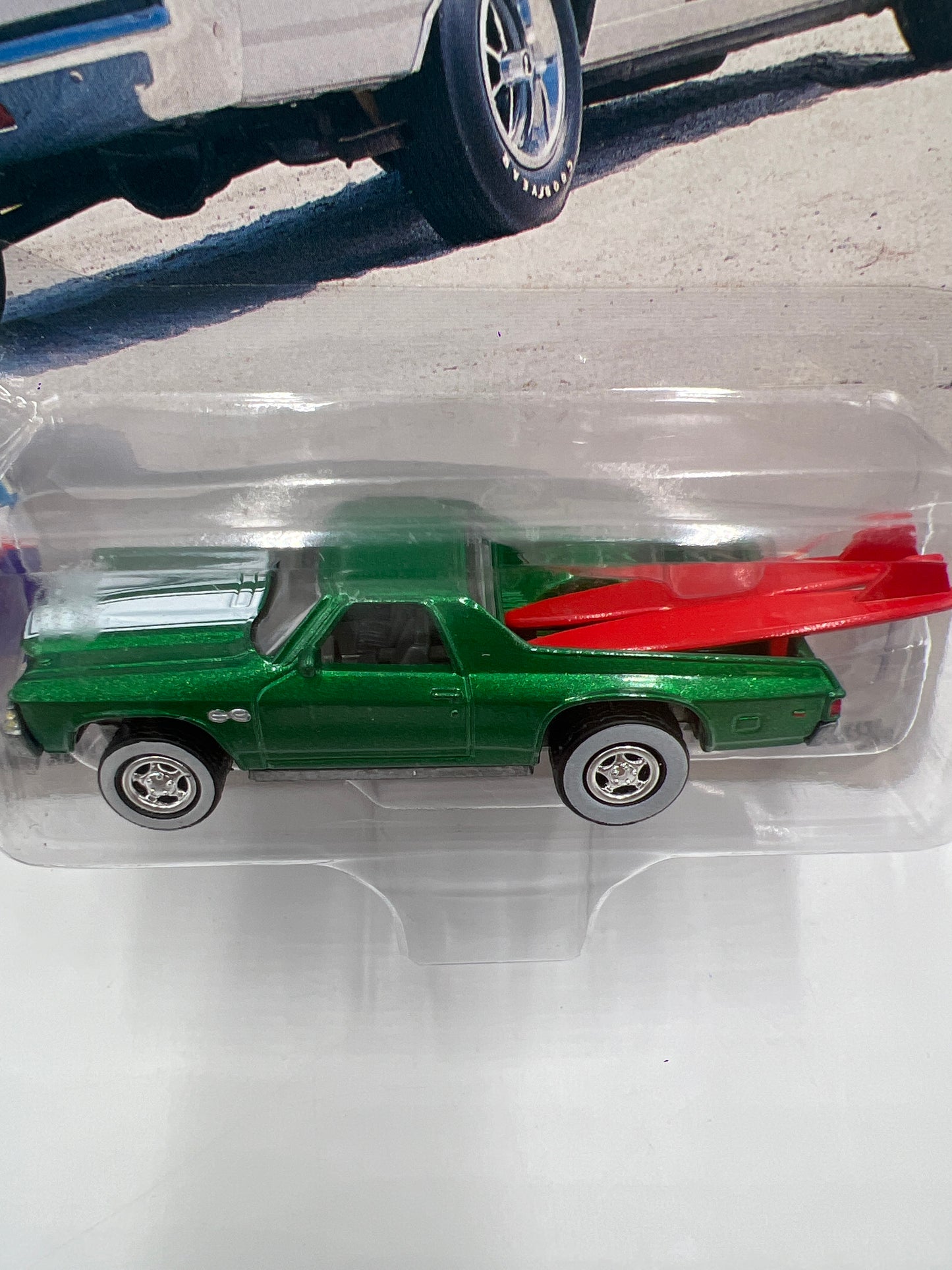 Johnny Lightning Truckin American #38 1971 El Camino Green 219A