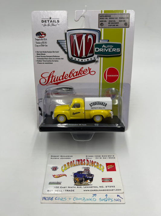 M2 Machines Auto-Drivers CHASE 1950 Studebaker 2R Truck Yellow R39