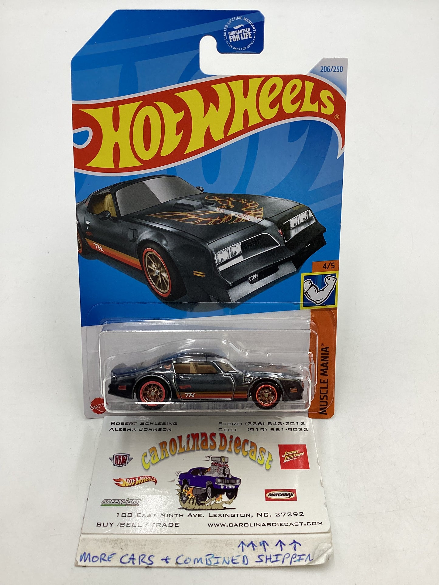 2024 Hot Wheels Super Treasure Hunt #206 77 Pontiac Firebird T/A with protector