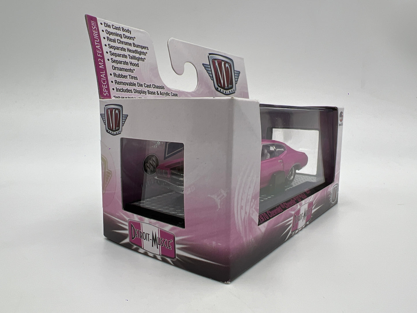 M2 Machines Detroit Muscle 1970 Chevrolet Chevelle SS 454 Pink R31