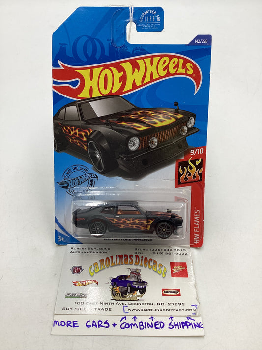 2020 Hot Wheels #142 Custom Ford Maverick Black 23F