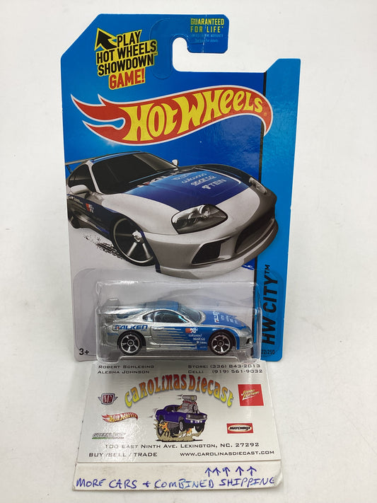 2015 Hot wheels #22 Kmart Exclusive Toyota Supra with protector