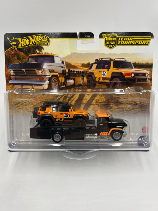 2025 Hot Wheels Car Culture Team Transport #81 Toyota FJ Cruiser & Horizon Hauler 283F