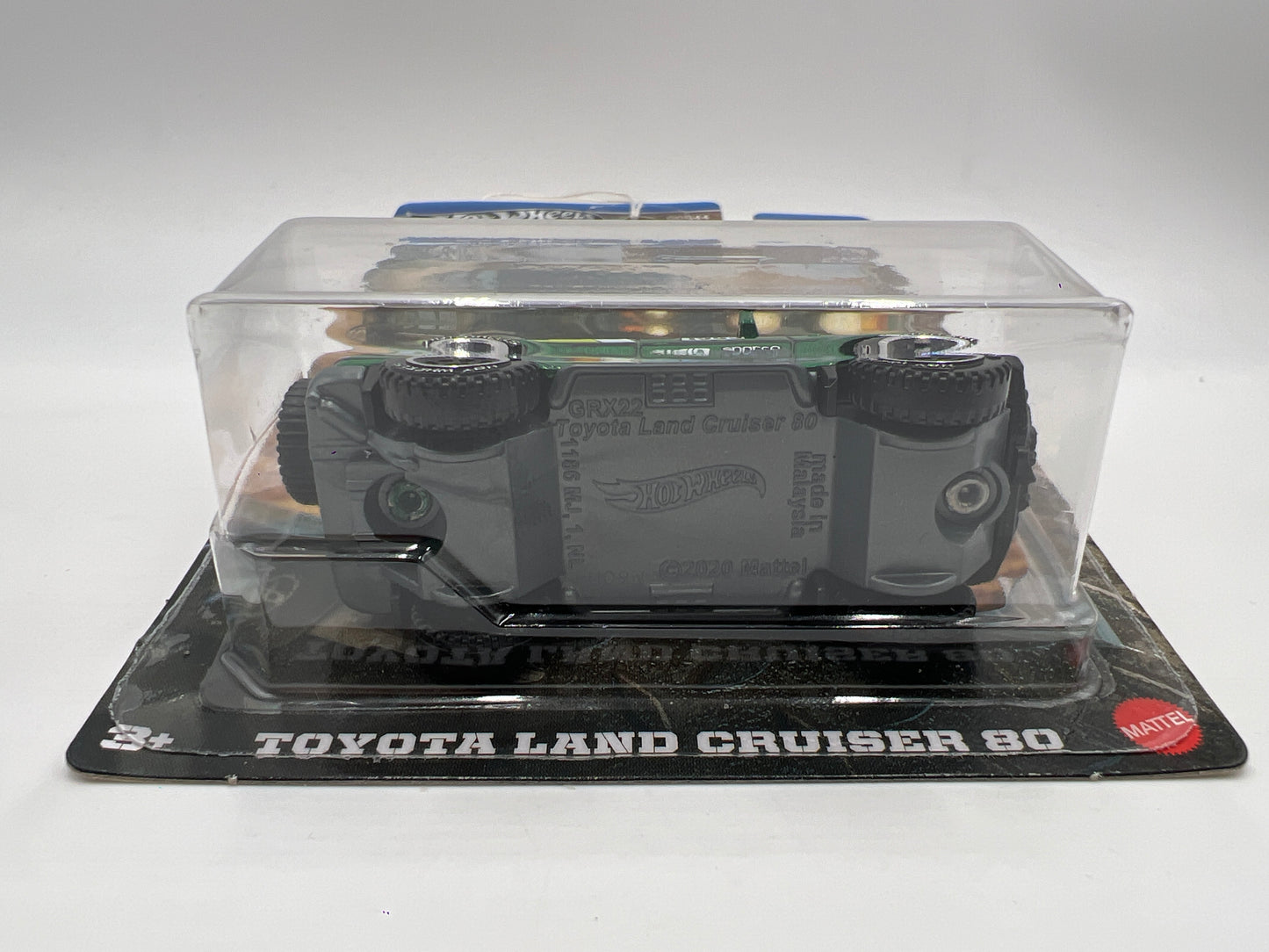 2025 Hot Wheels Silver Series Toyota Set #4 Toyota Land Cruiser 80 Green cracked blister 163D