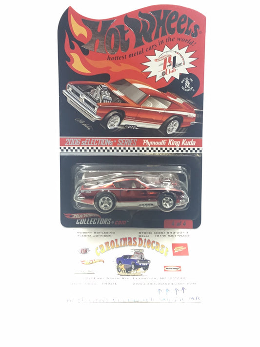 Hot wheels redline club Plymouth King Cuda 42/7931 with protector