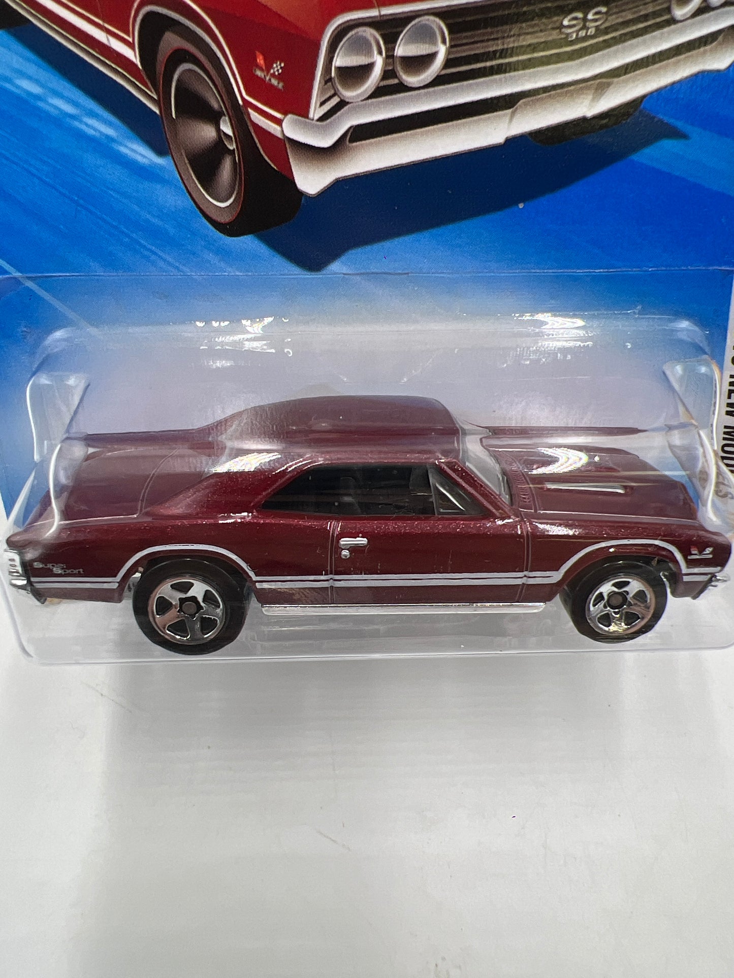 2010 Hot Wheels New Models #44 67 Chevelle SS 396 Red 9i