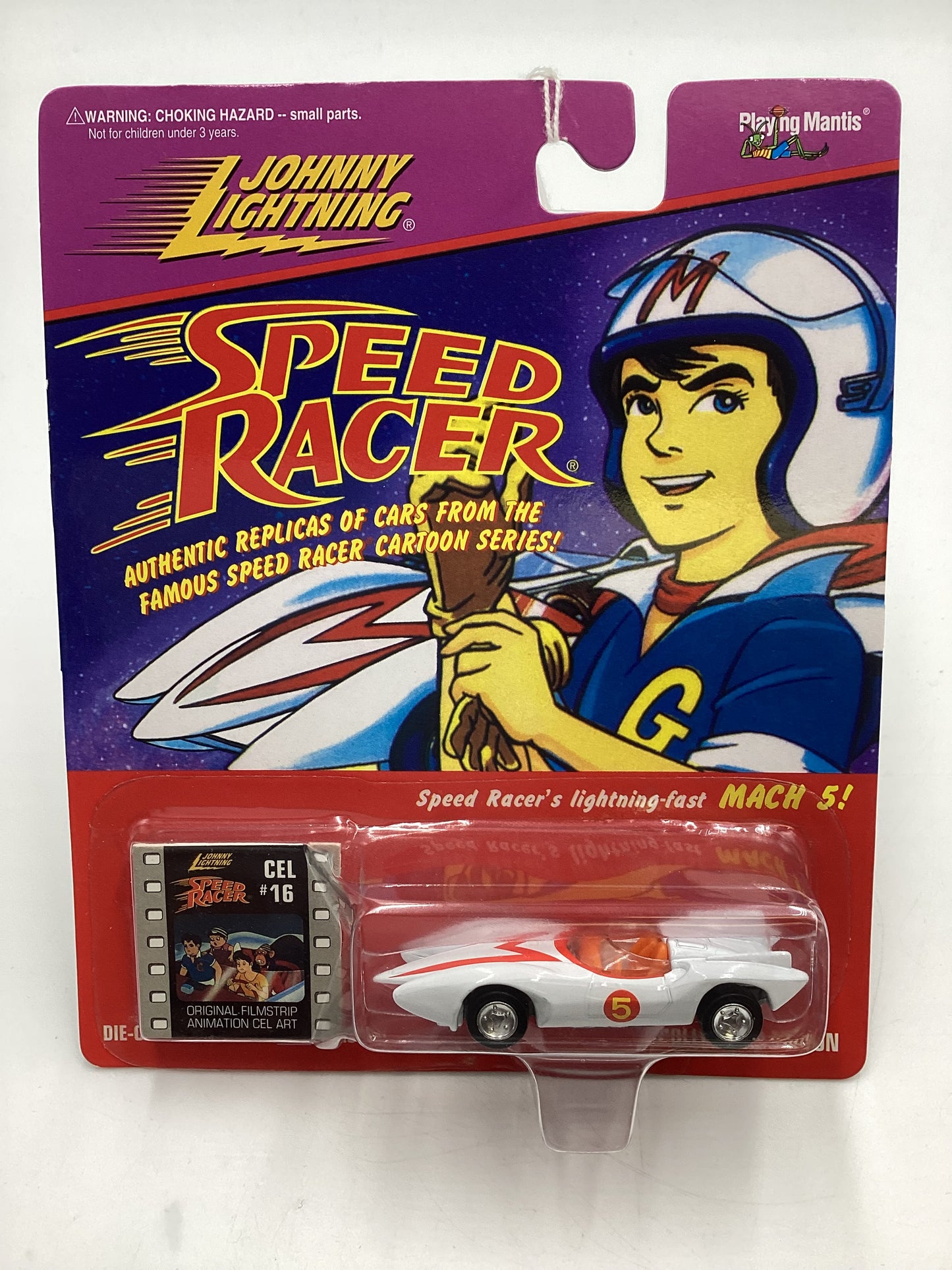 Johnny Lightning Speed Racer CEL #16 Speed Racer Mach 5 White 186B