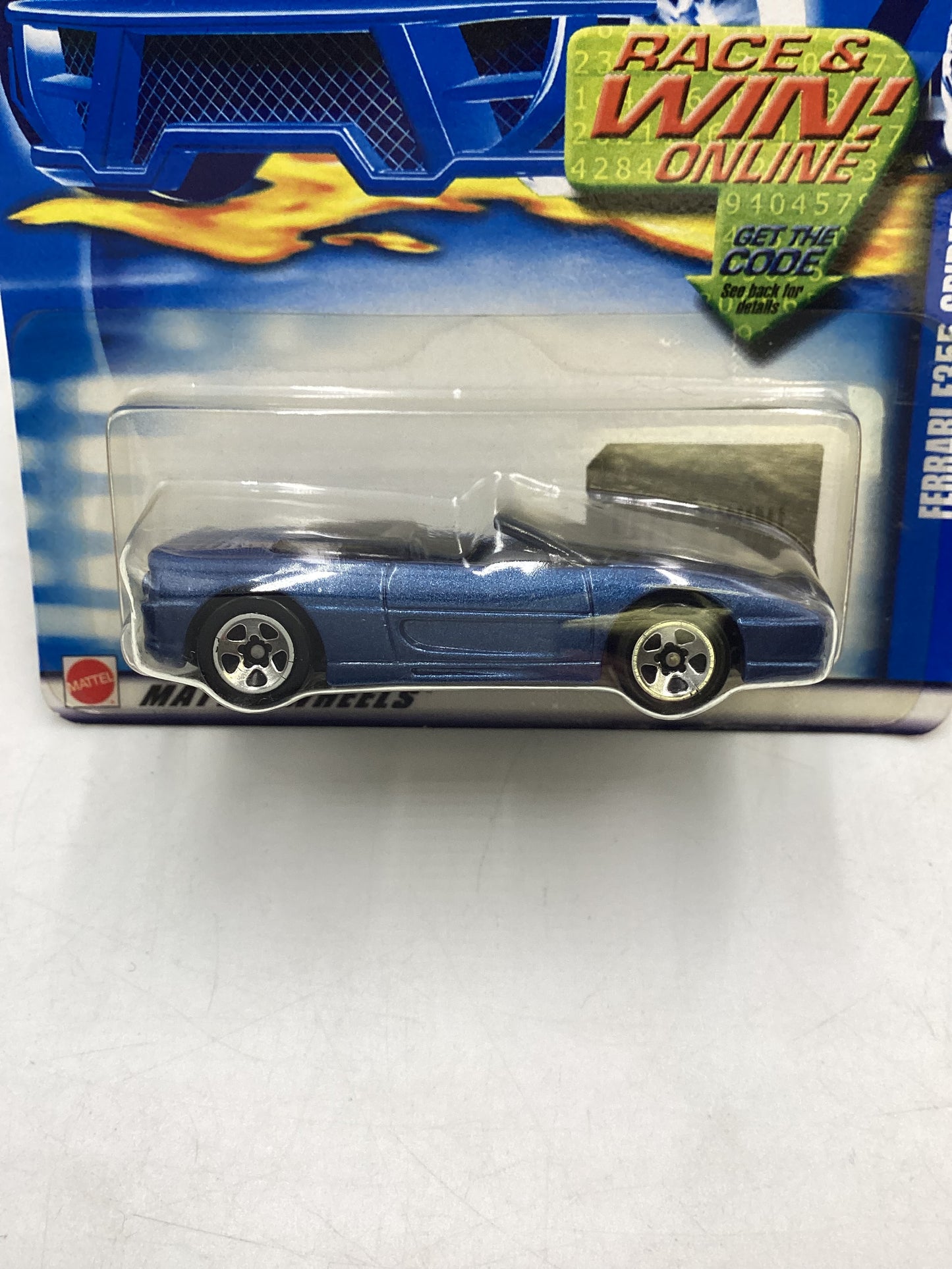 2002 Hot Wheels #164 Ferrari F355 Spider Blue