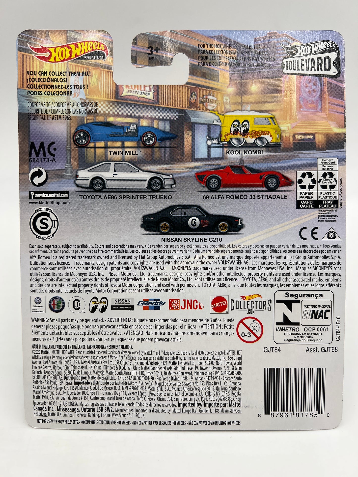 Hot Wheels Premium Boulevard #20 Nissan Skyline C210 Black 259G