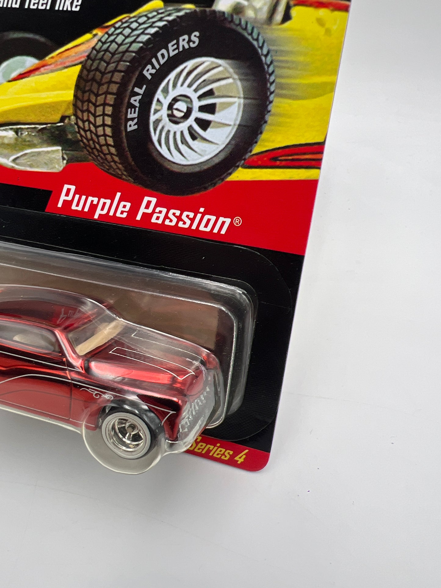 2004 Hot Wheels RLC Real Riders Series 4 #2 Purple Passion Red W/Protector