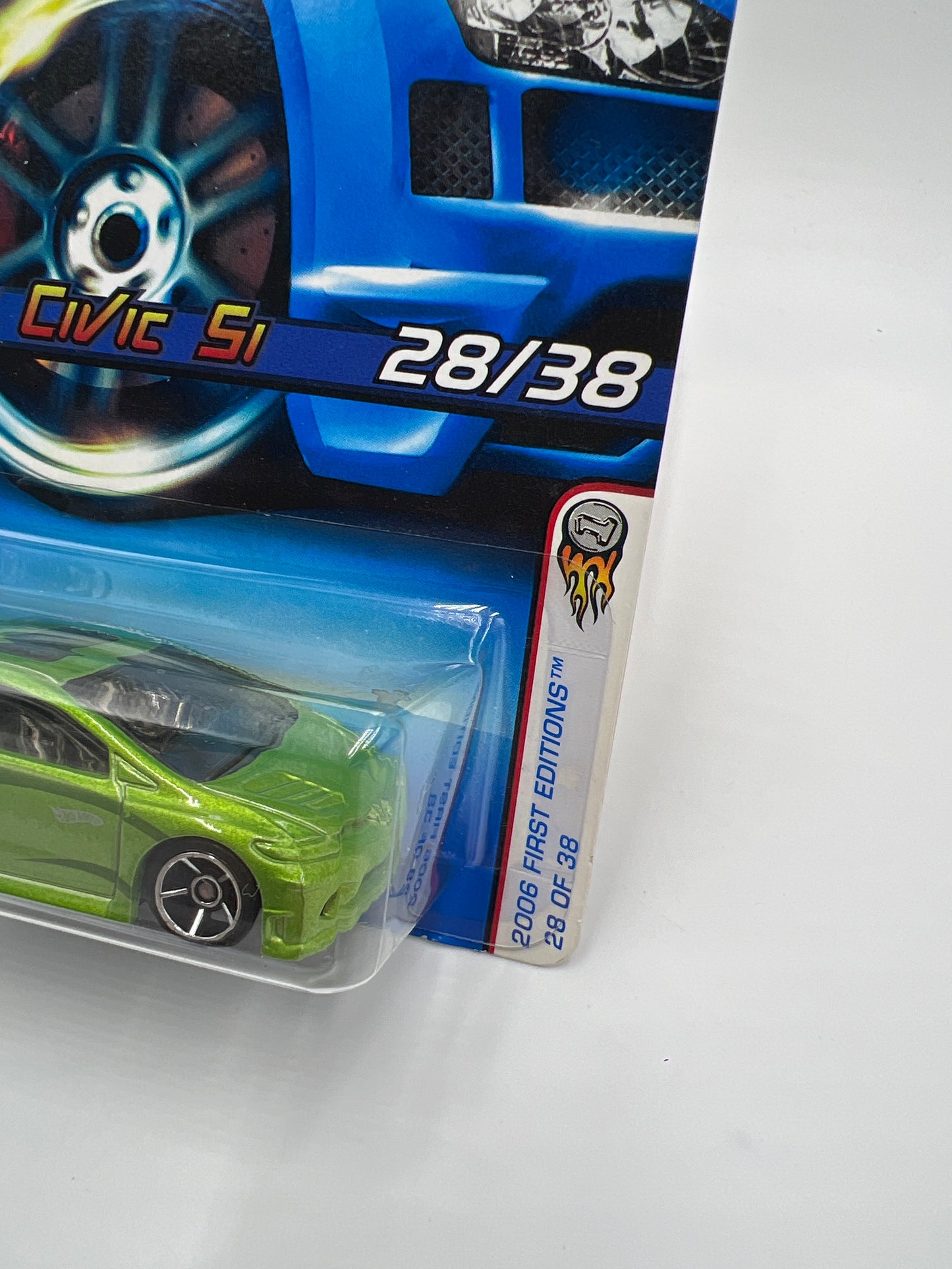 2006 Hot Wheels First Editions #28 Honda Civic Si Green