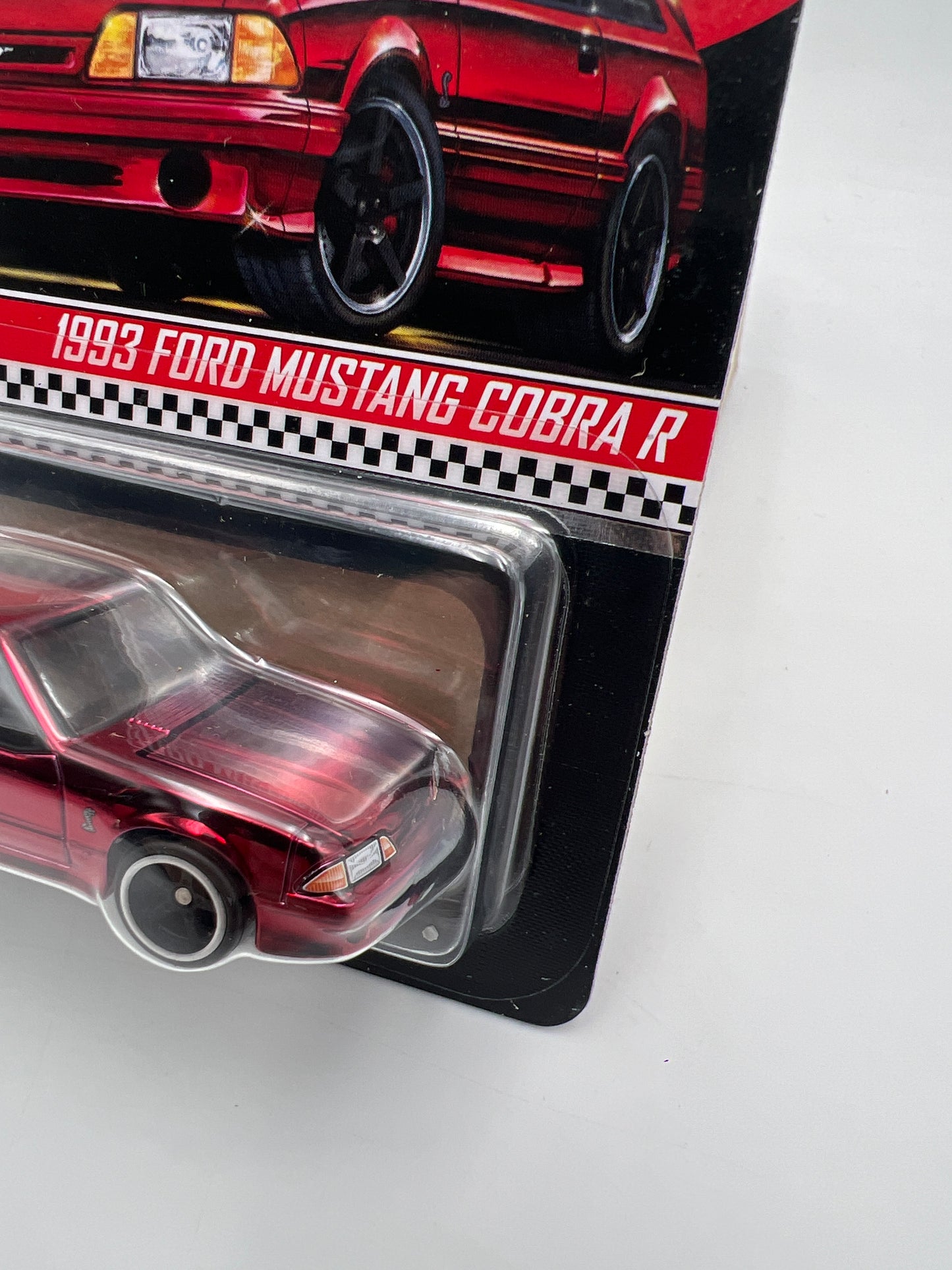 2021 Hot Wheels RLC 1993 Ford Mustang Cobra R Red W/Protector