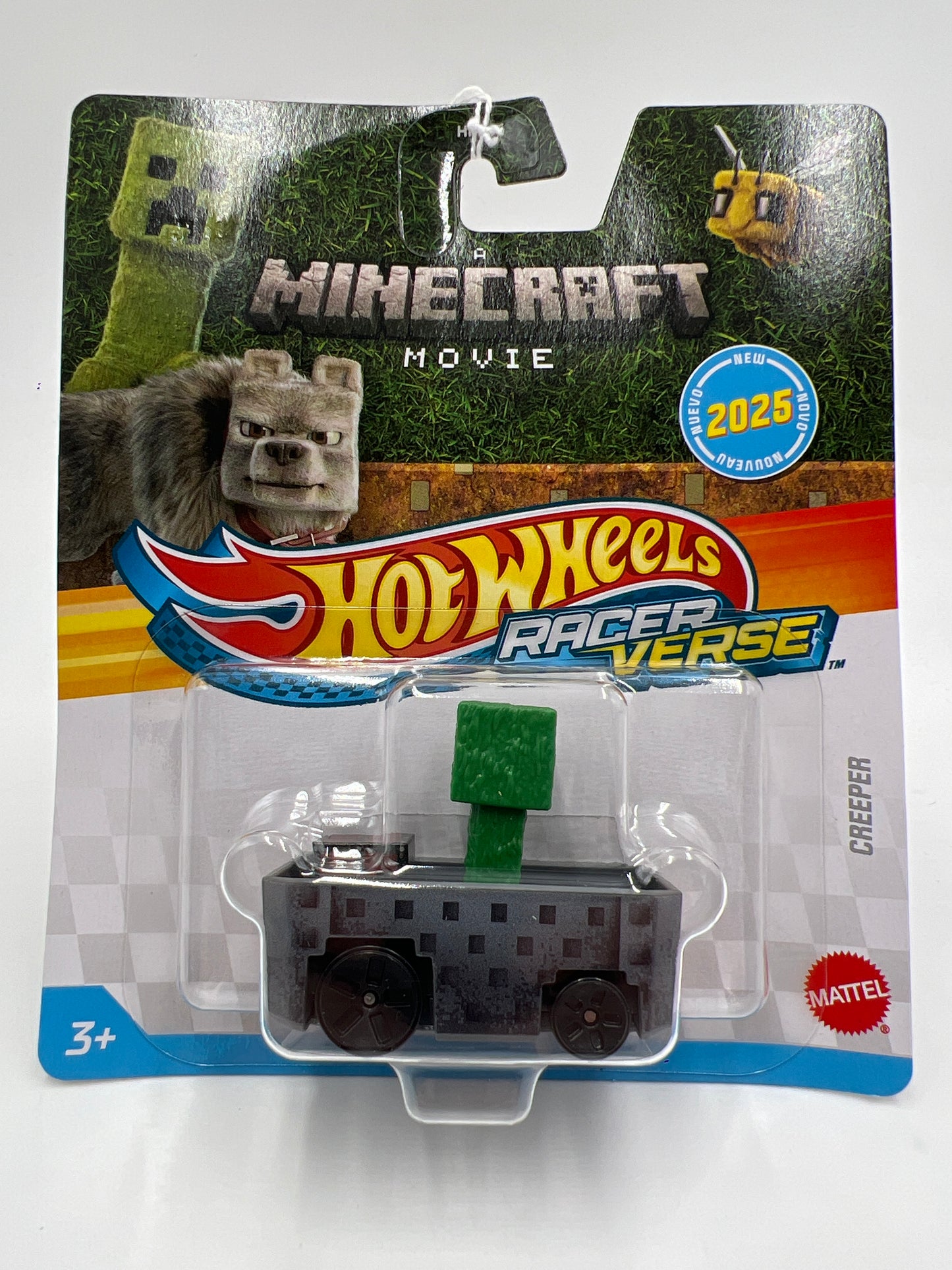 2025 Hot Wheels Racer Verse A Minecraft Movie Creeper 111C