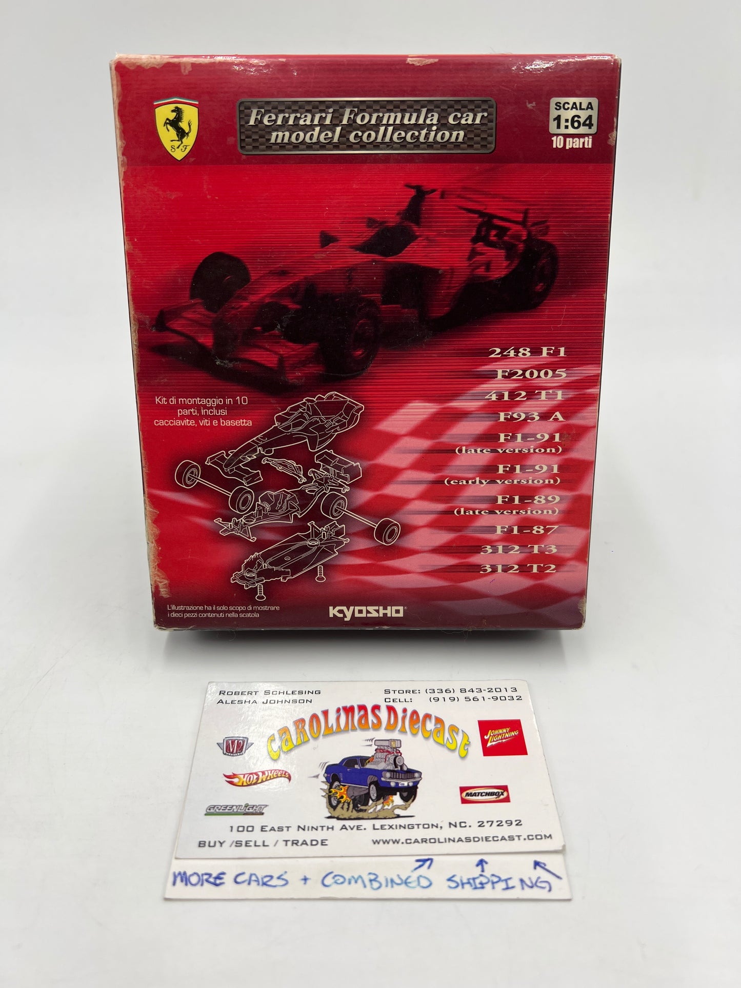 Kyosho 1/64 Ferrari Formula Car Model Collection Mystery Kit Sealed