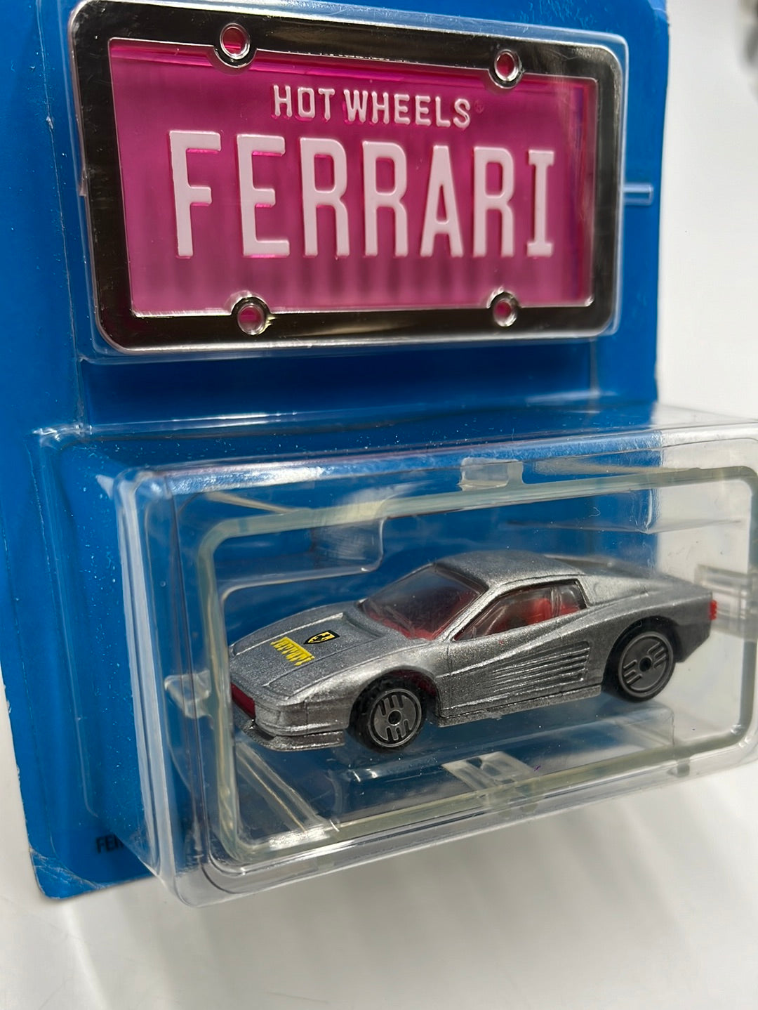 Hot Wheels Silver Park’N Plates Ferrari Testarossa #2048