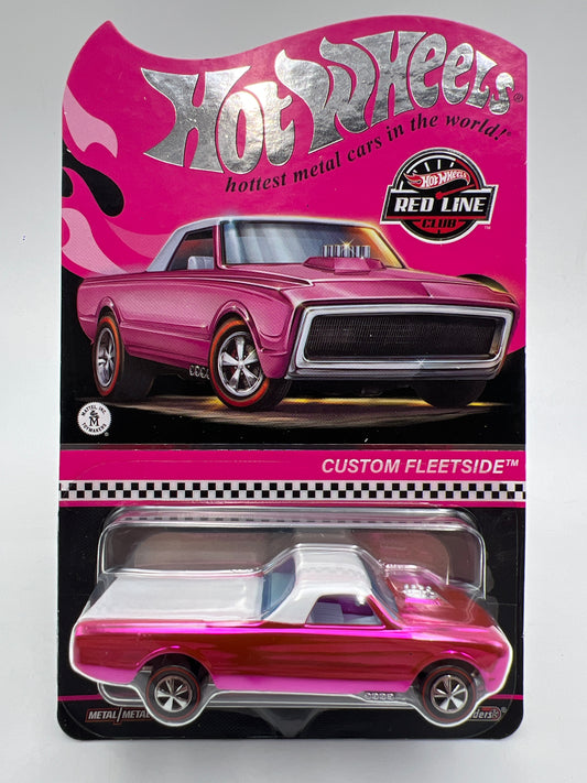 2022 Hot Wheels RLC Club Exclusive Custom Fleetside Pink W/Protector