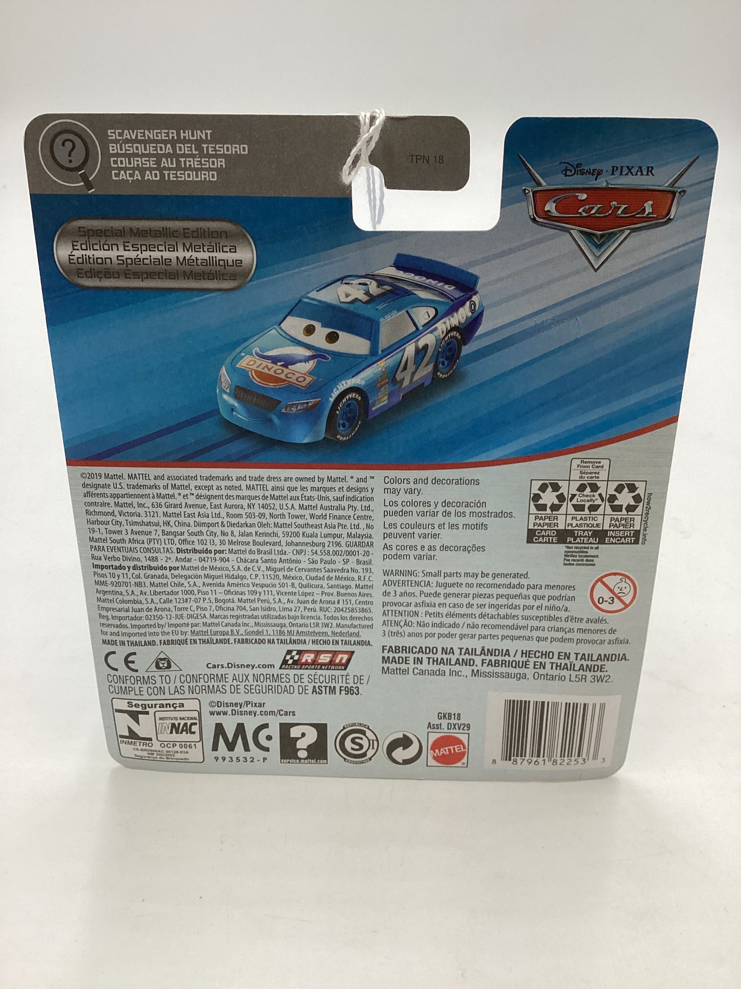 Disney Pixar Cars Scavenger Hunt series Metallic Cal Weathers