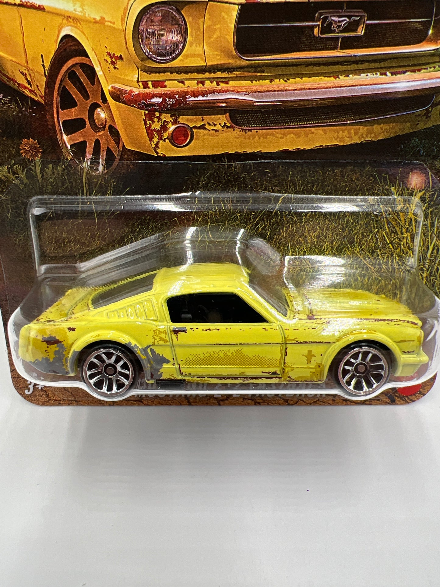 2025 Hot Wheels Silver Series Vintage Club Grand Prix #1 65 Ford Mustang 2+2 Fastback Yellow 161Q