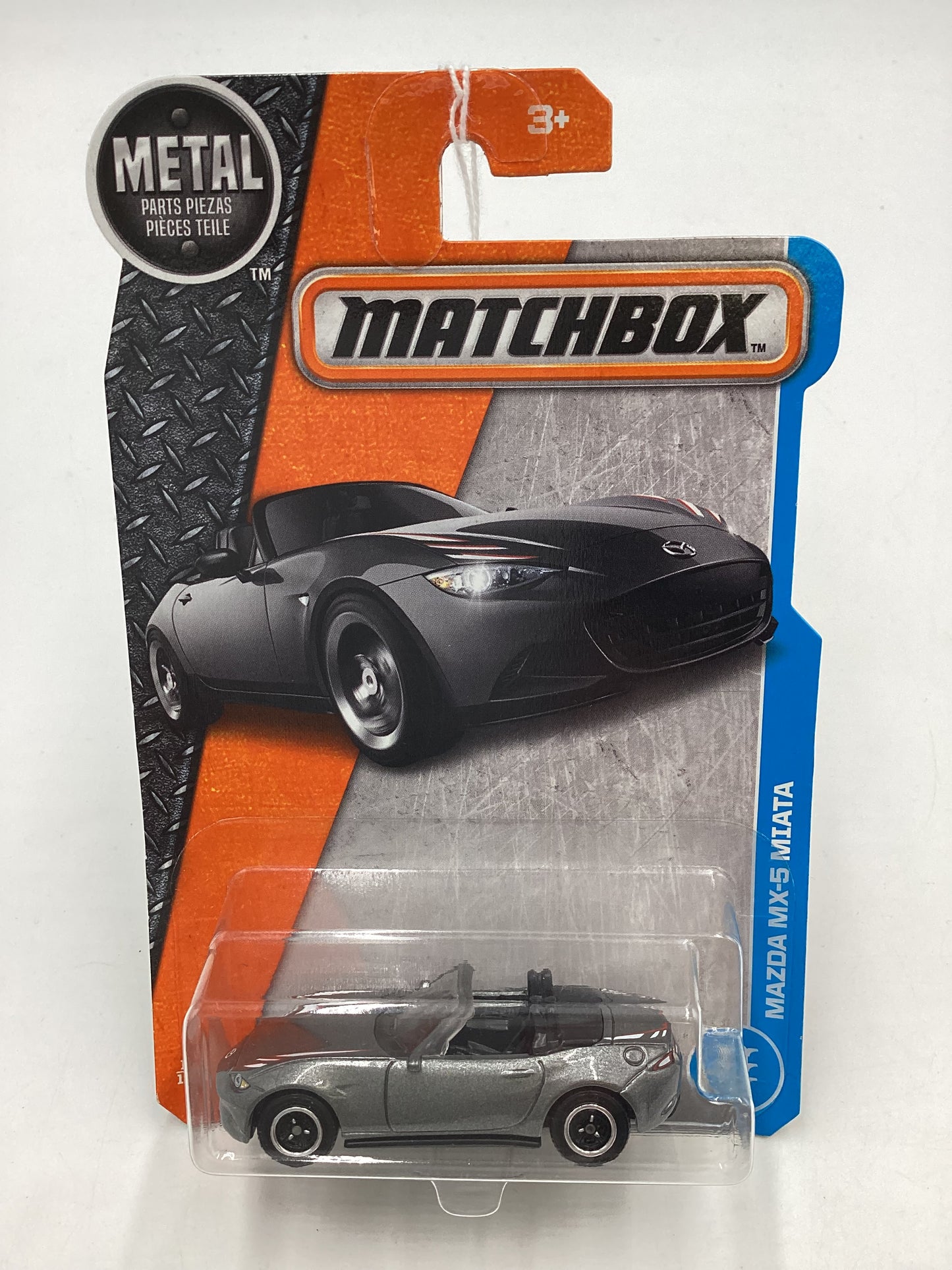 Matchbox 2017 Adventure City #10 Mazda MX-5 Miata Gray 86G