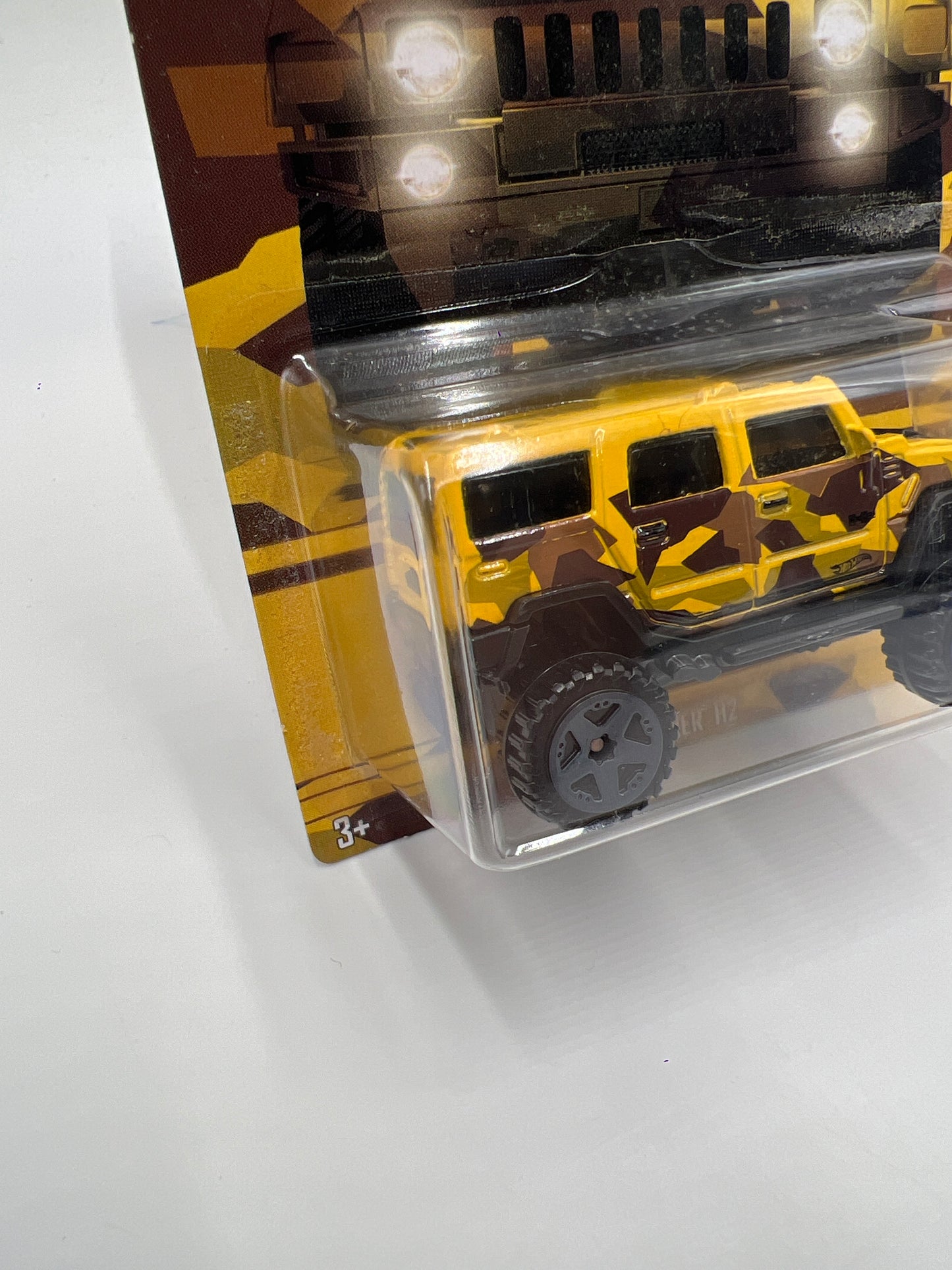 Hot Wheels Walmart Camouflage Series #1 Hummer H2 Yellow 161E