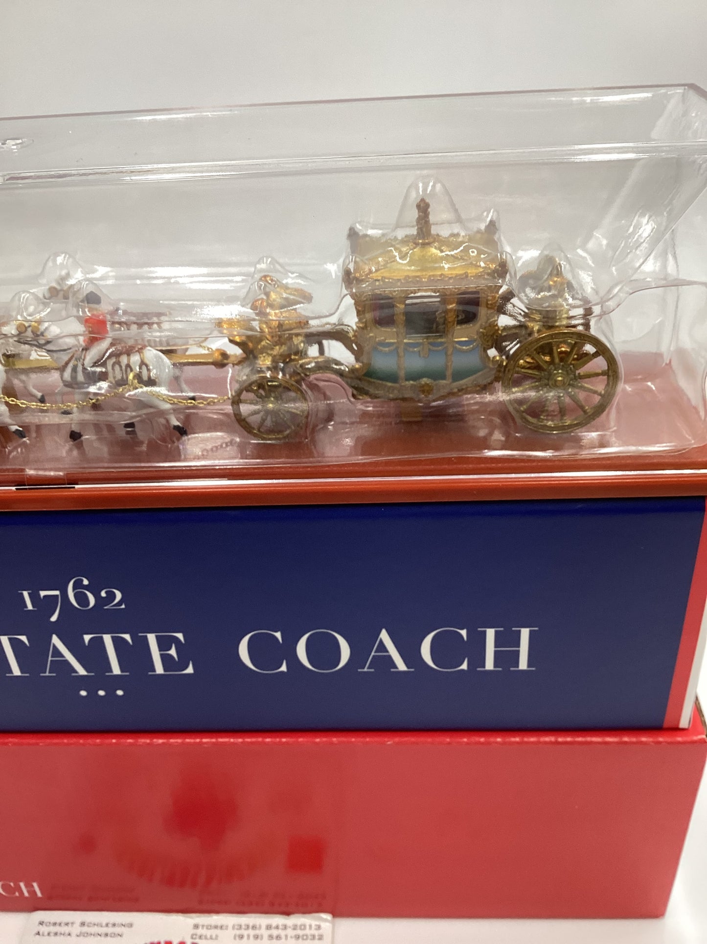 2024 Matchbox Mattel Creations 1762 Gold State Coach King Charles III Coronation 6th May 2023